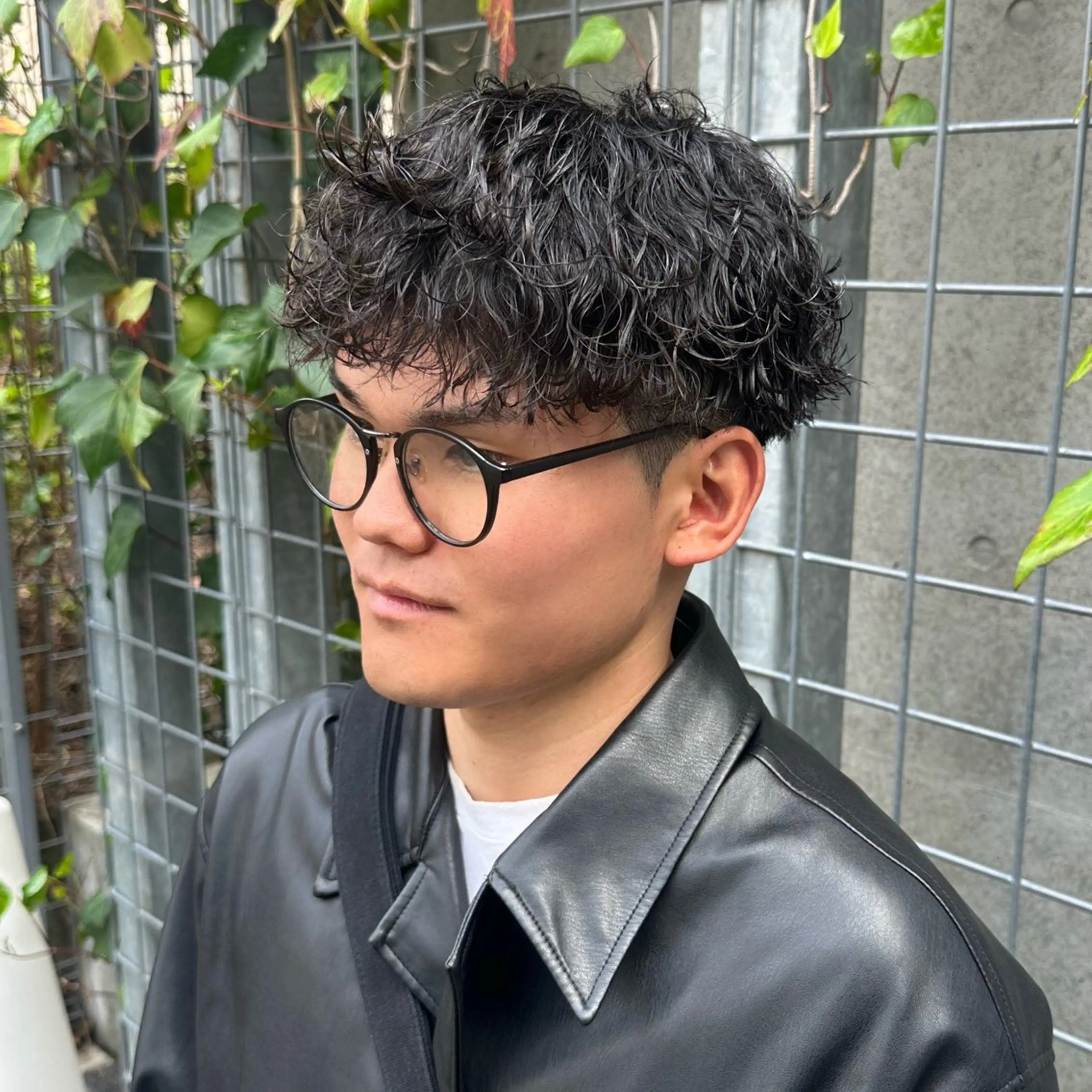 ショート パーマ メンズ メンズパーマ 波巻きパーマ カット パーマ トリートメント ツイスパ/メンズ パーマ/歩夢のヘアスタイル