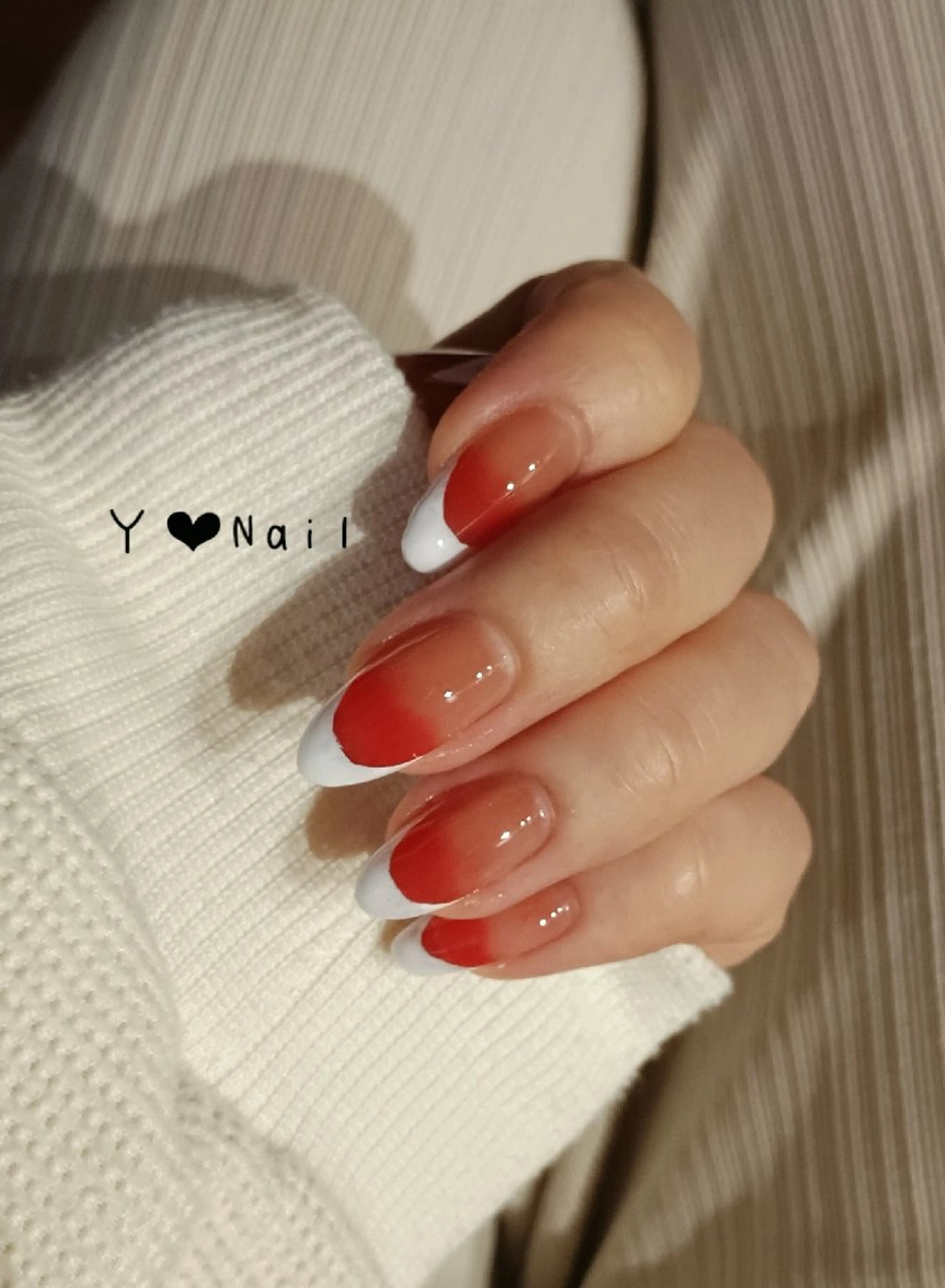 フレンチネイル　10本の写真