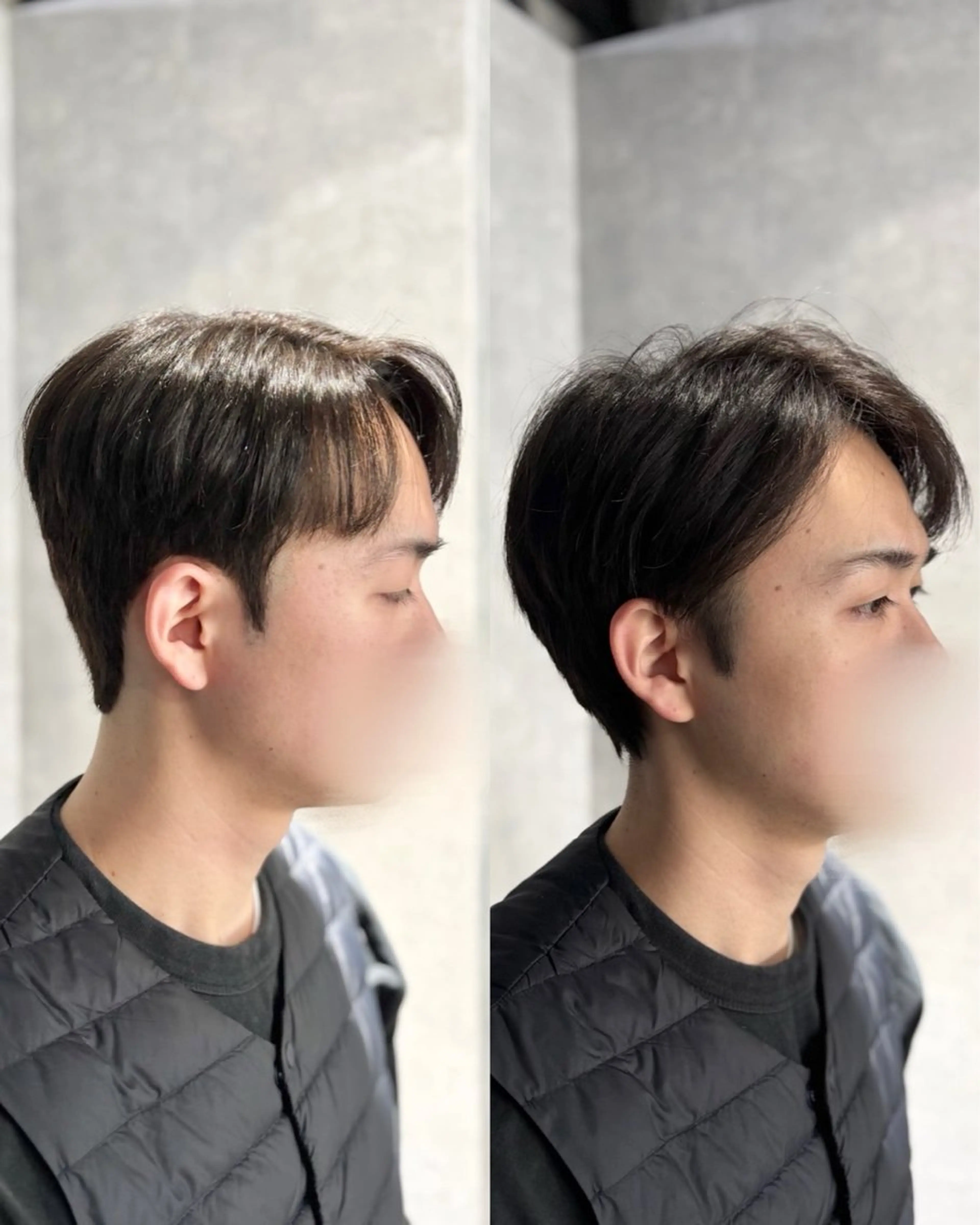 ショート パーマ メンズ 韓国メンズヘア/ ダウンパーマ/歩夢のヘアスタイル