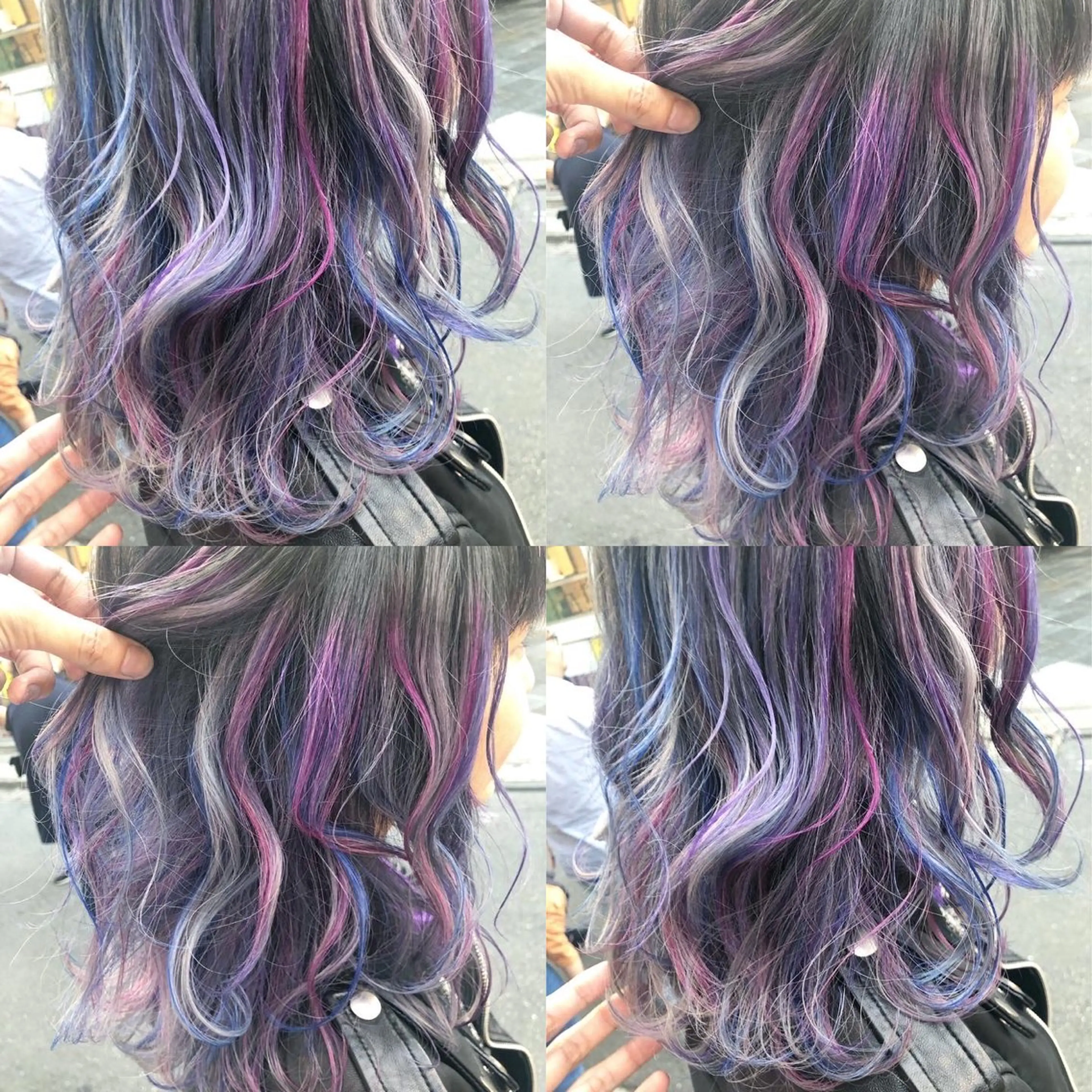 ミディアム カラー ブリーチ イヤリングカラー インナーカラー ユニコーンカラー カット ヘアカラー トリートメント 原宿サロン代表 デザインカラー伊藤卓のヘアスタイル