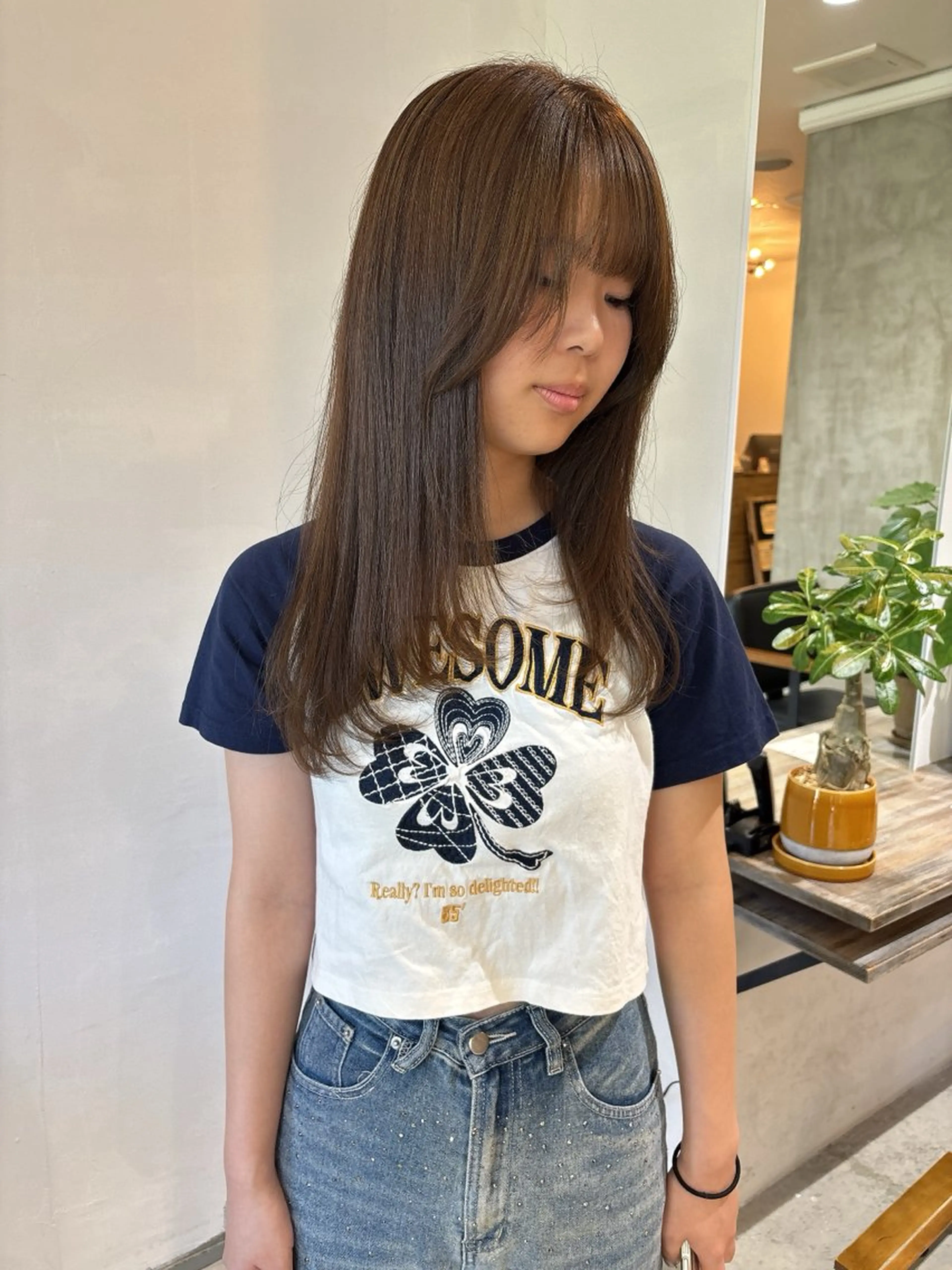 ロング カラー 鈴木 美紅のヘアスタイル