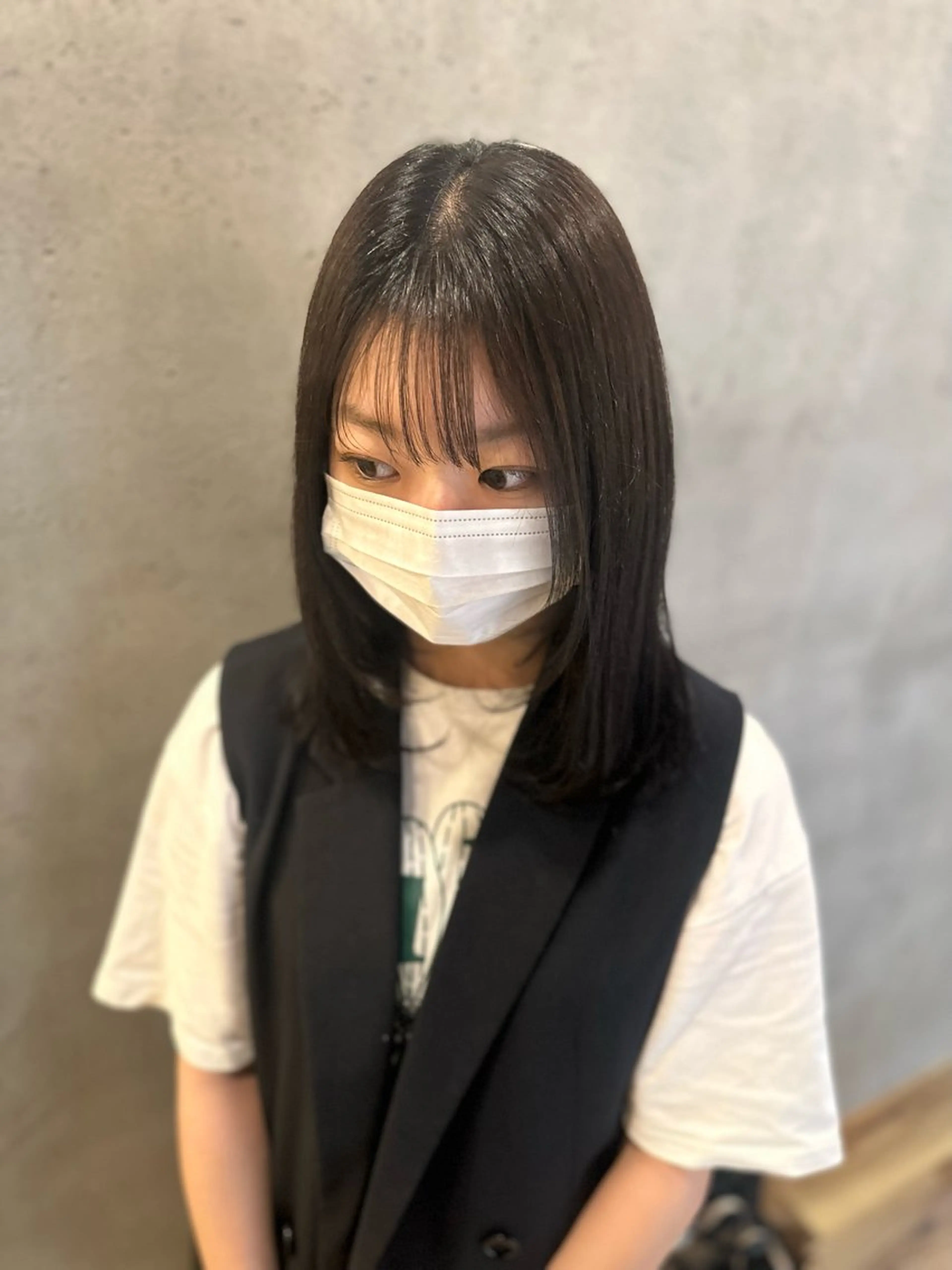 ミディアム ミディアムレイヤー レイヤーカット 溜 一太のヘアスタイル