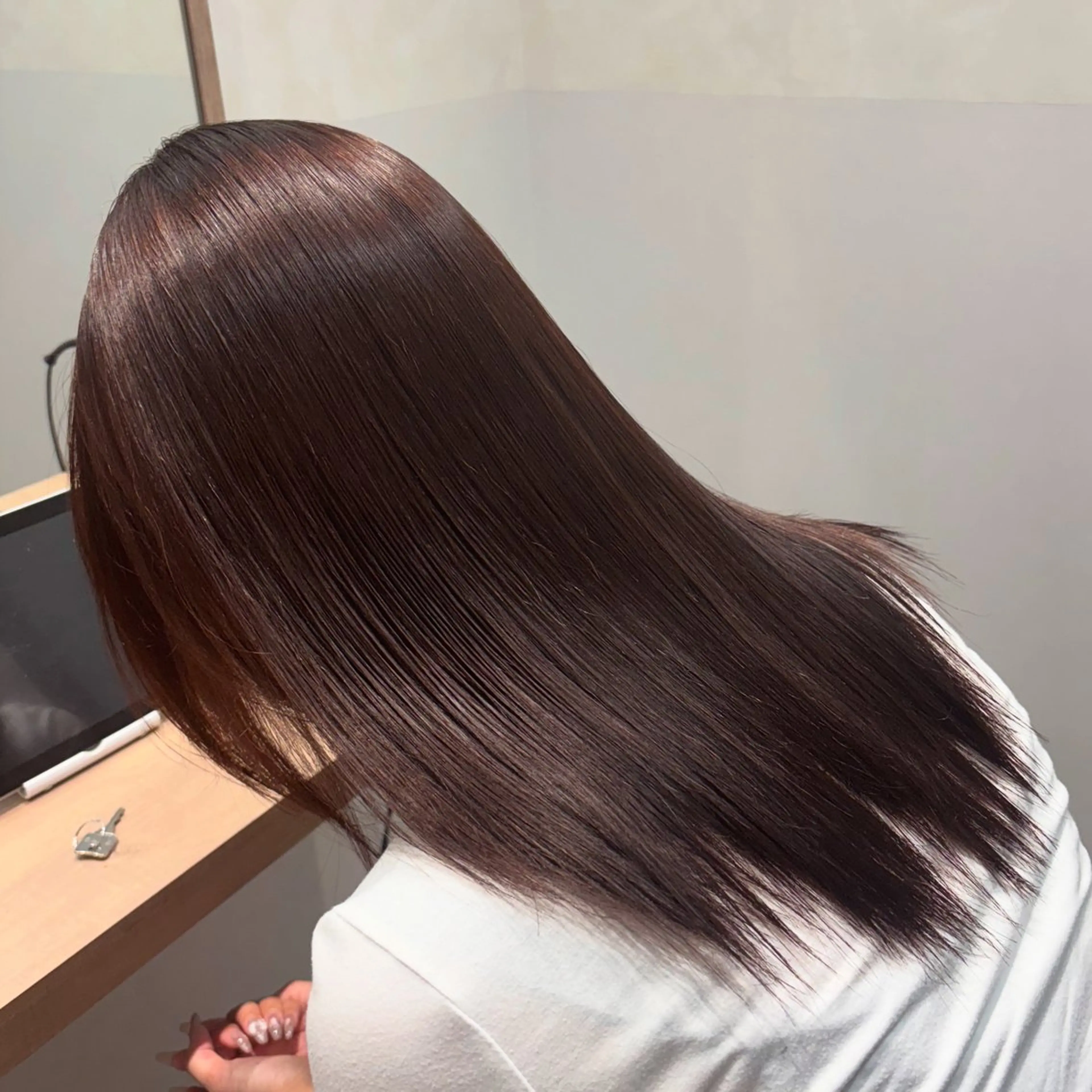 ミディアム ヘアカラー 吉澤 愛心のヘアスタイル