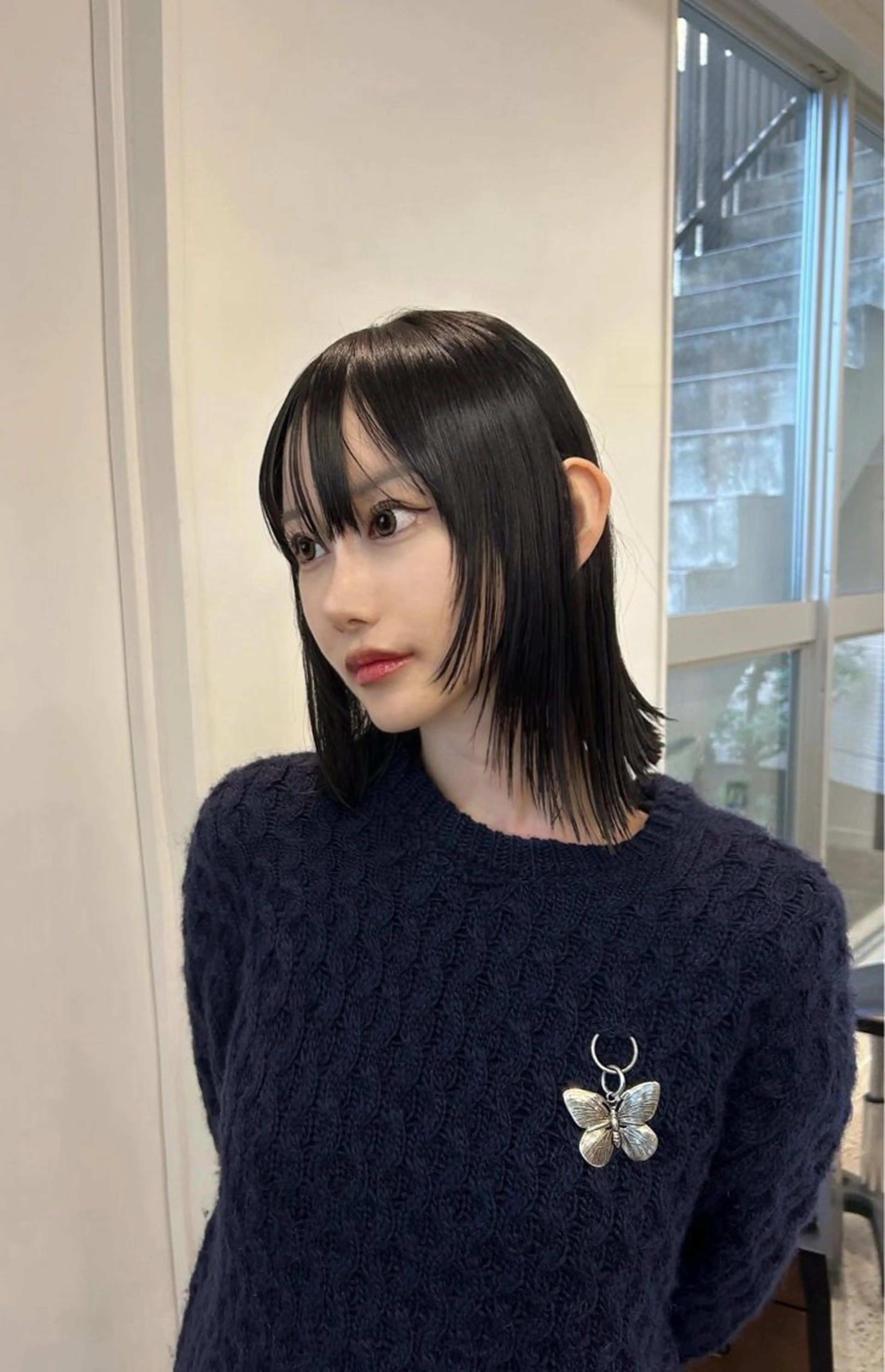 ミディアム カラー 髪質改善/縮毛矯正/ 透明感カラーYUMAのヘアスタイル