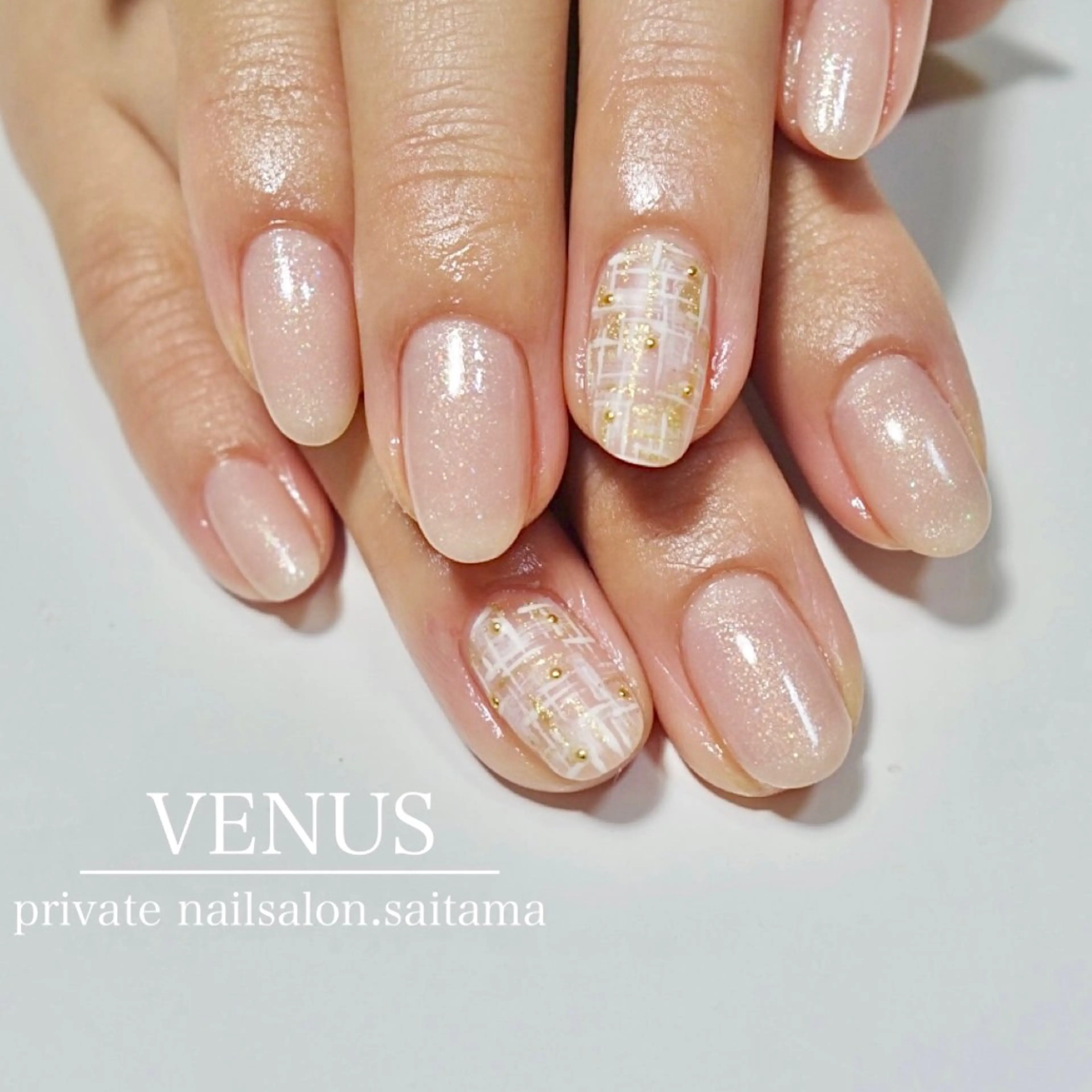 ネイル ツイードネイル nailsalon VENUSのネイルデザイン