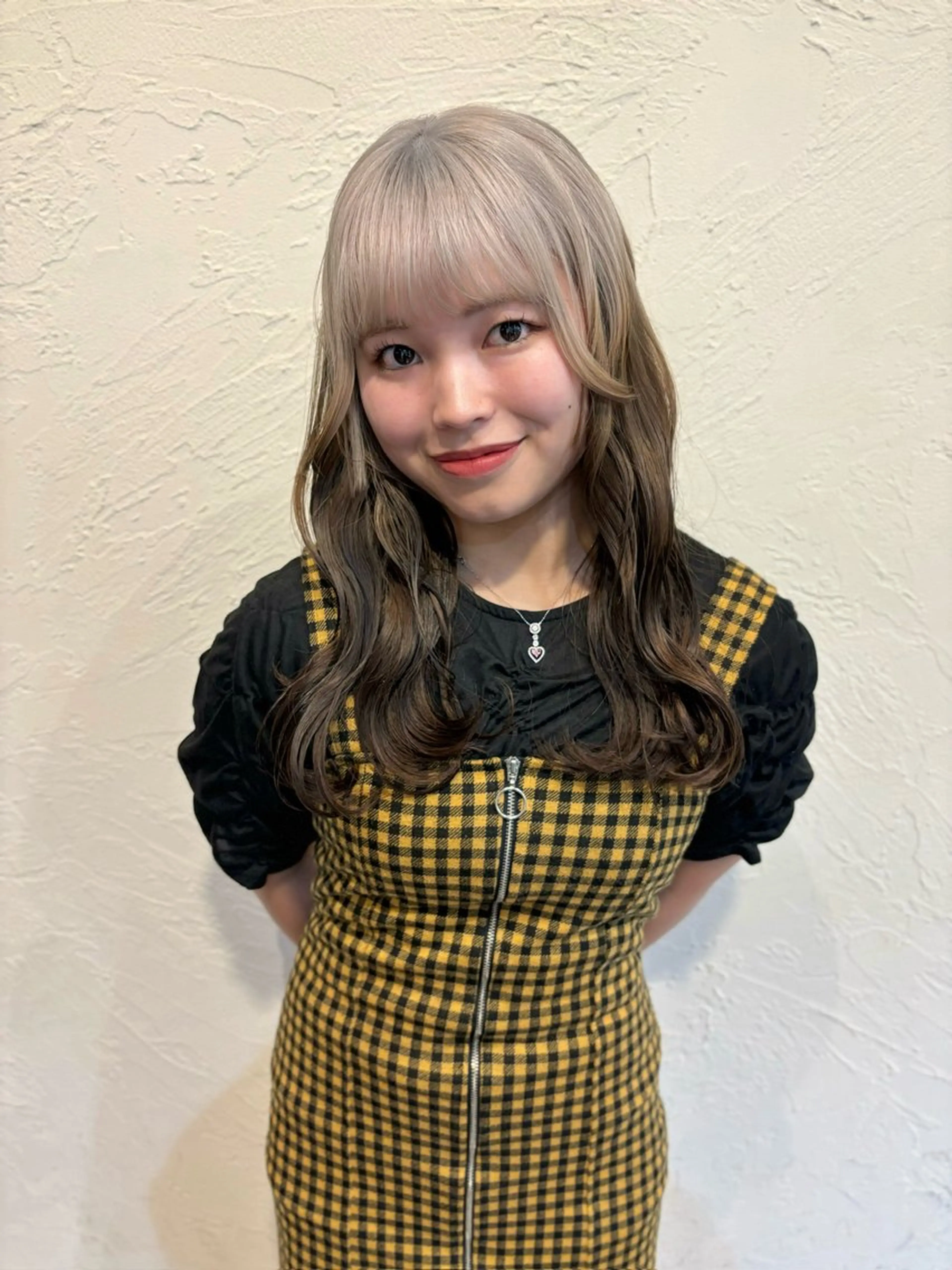 ロング カラー デザインカラー ヘアカラー ハイトーン/デザイン カラー/るいのヘアスタイル