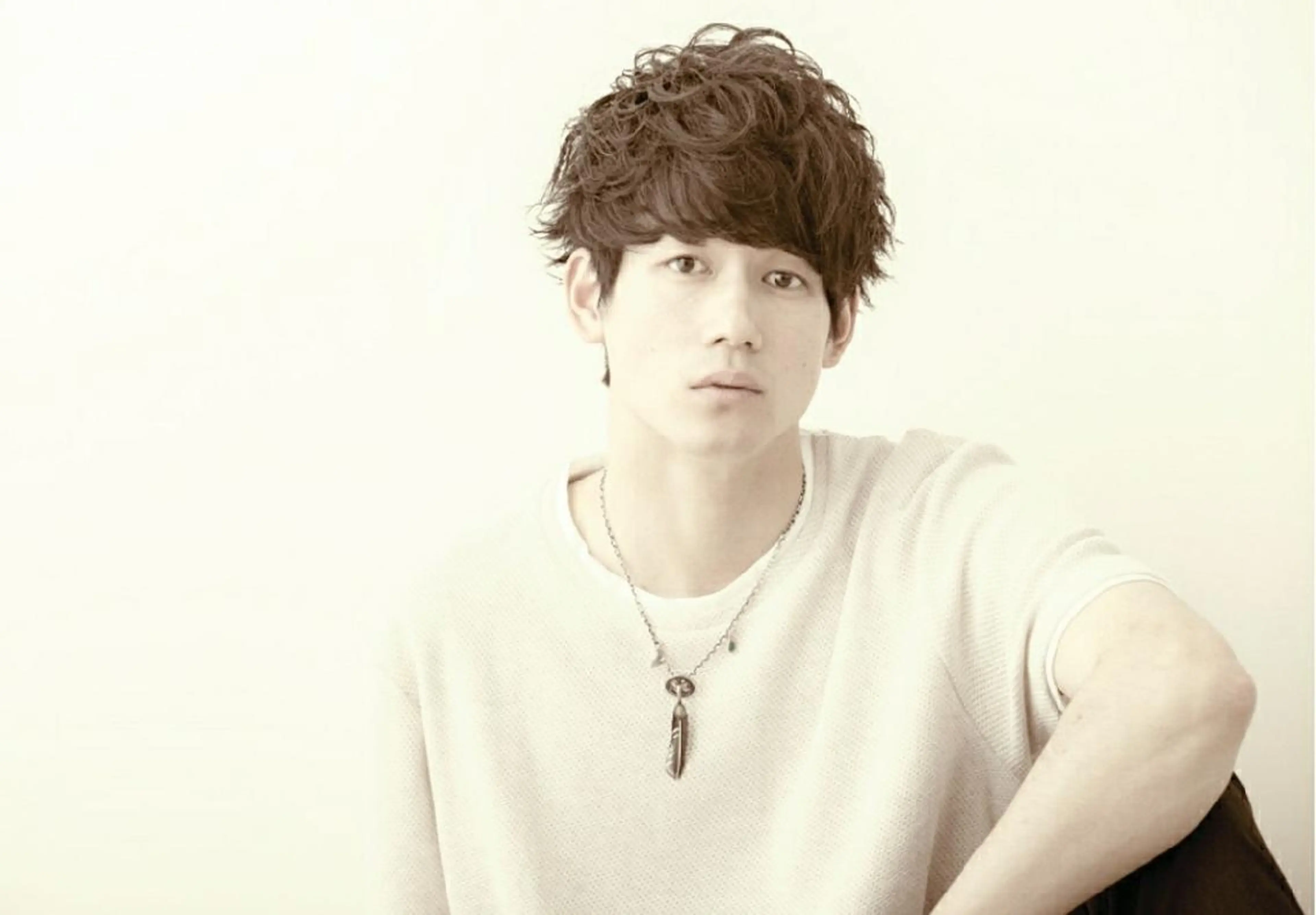 ショート カラー パーマ メンズ ヘアアレンジ H/M Hair Home 　池袋2号店所属・✂️✂️徳　田✂️ ✂️のヘアスタイル