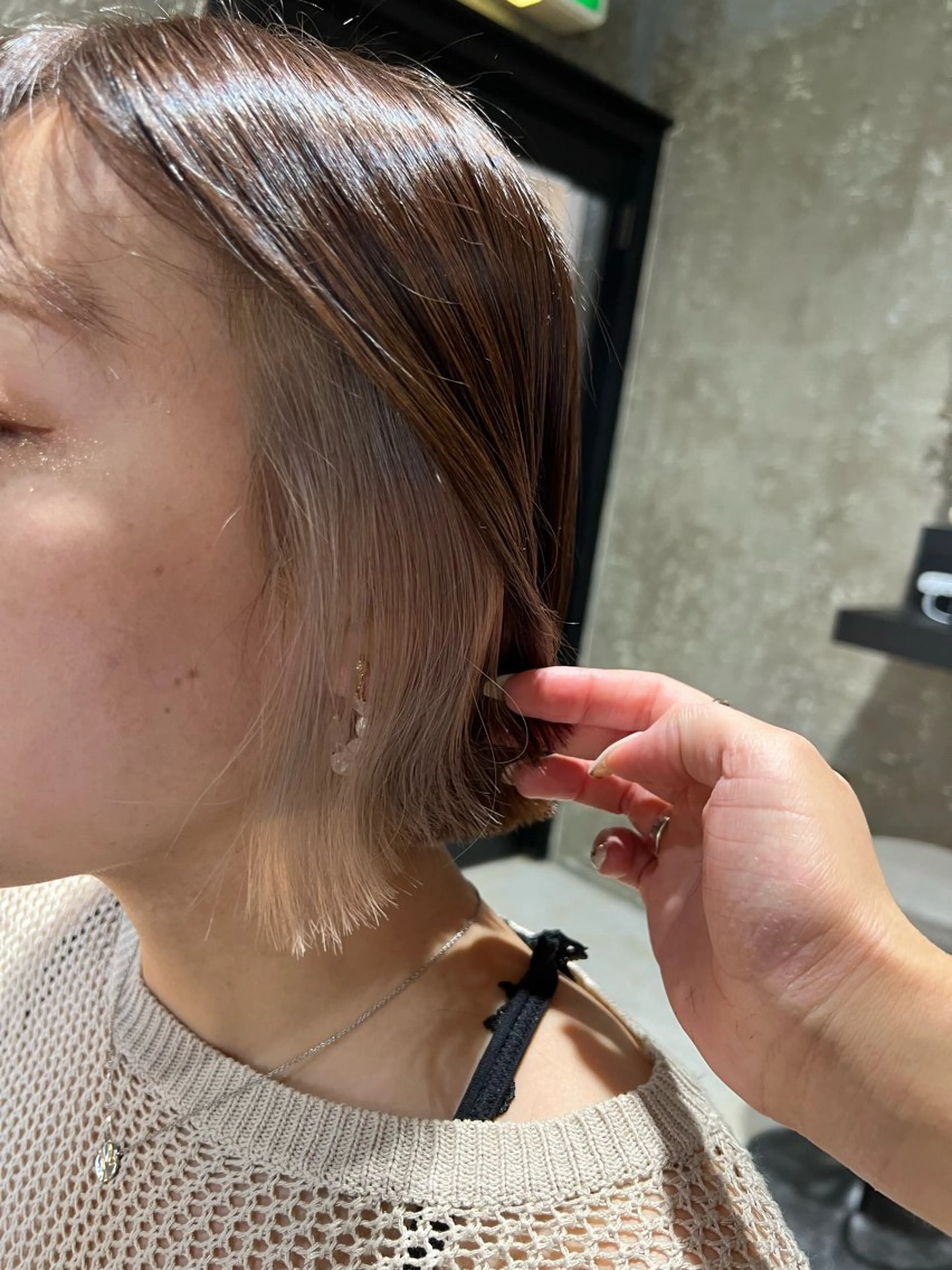 カラー 久永 菫のヘアスタイル