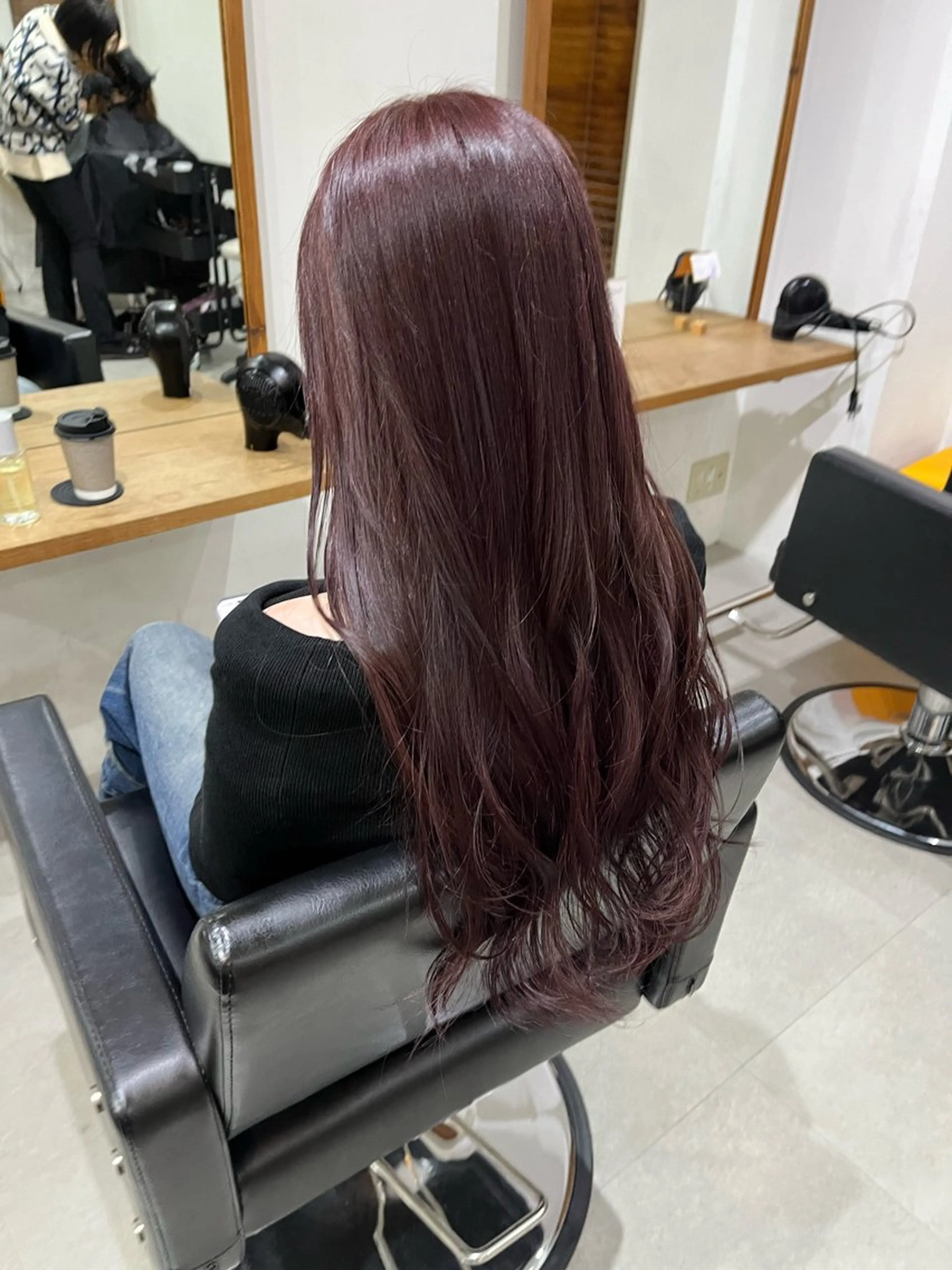 ロング カラー ✨🎨ブリーチなし 透明感カラー✨美友のヘアスタイル