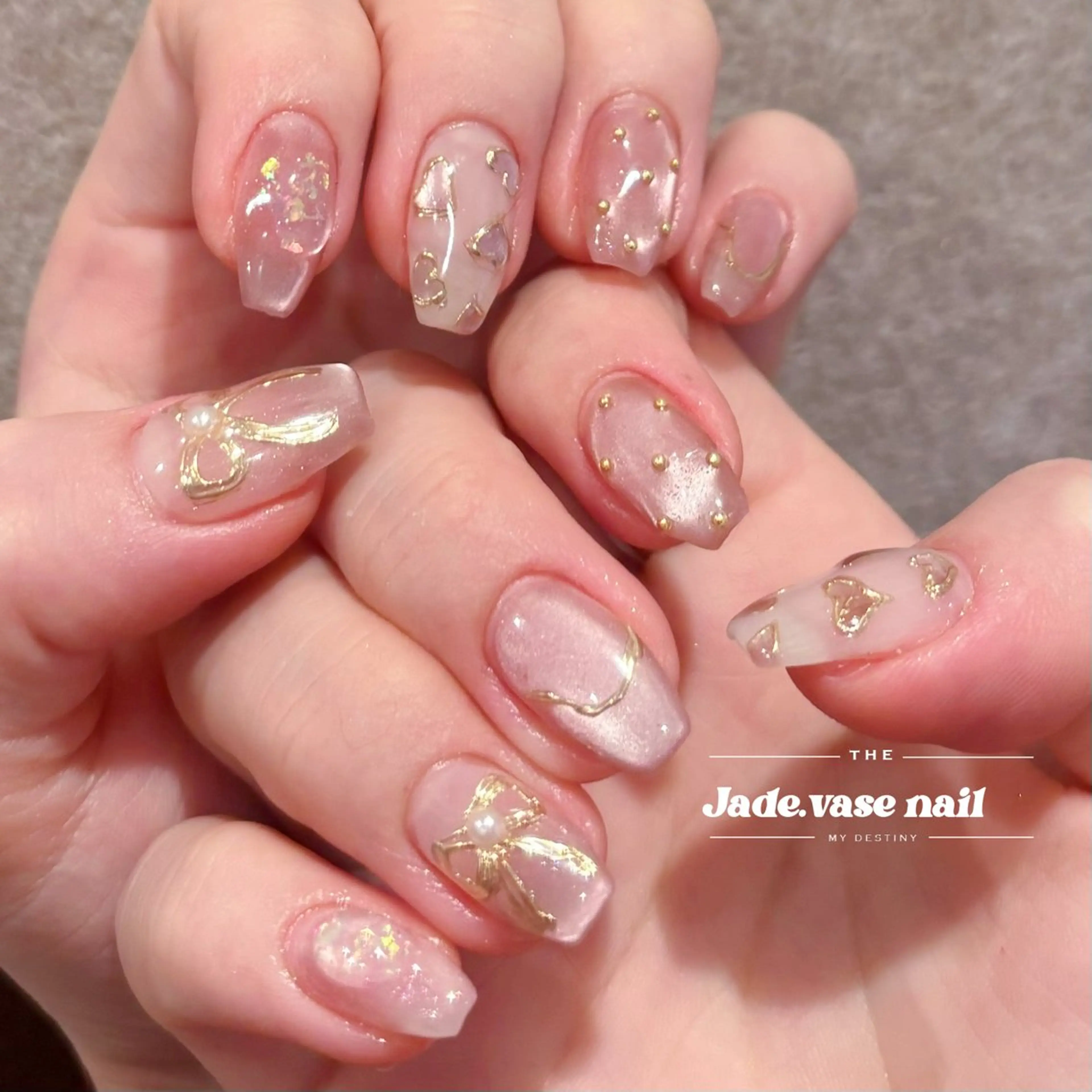ネイル ハンドネイル ハンドケア ✰Jade.vase 银座のネイルデザイン