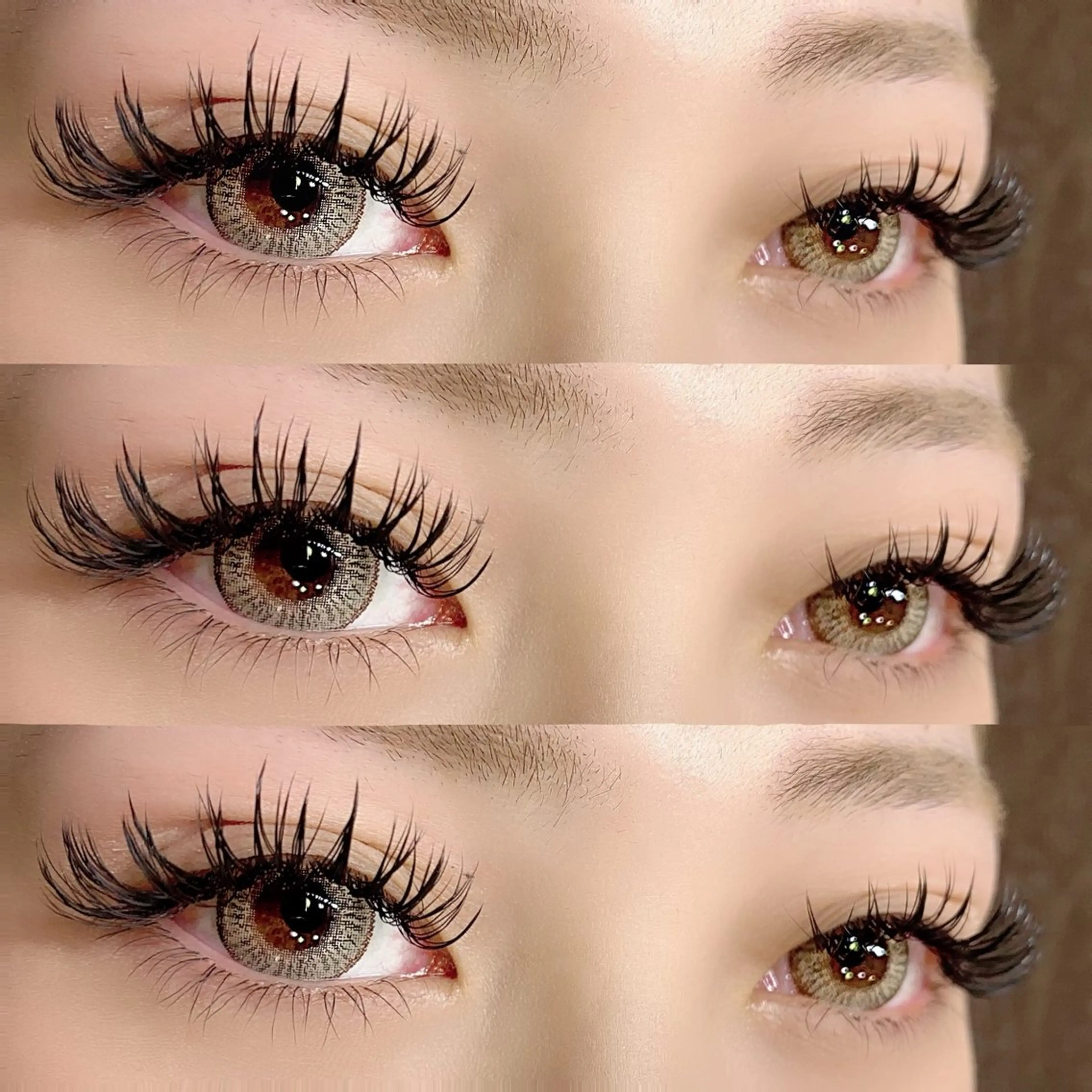 マツエク・マツパ 付け放題 バインドロック 束感まつ毛 マツエク ヘアメイクピカソ所属・ヘアメイクピカソ 髙井久美のマツエク・マツパデザイン