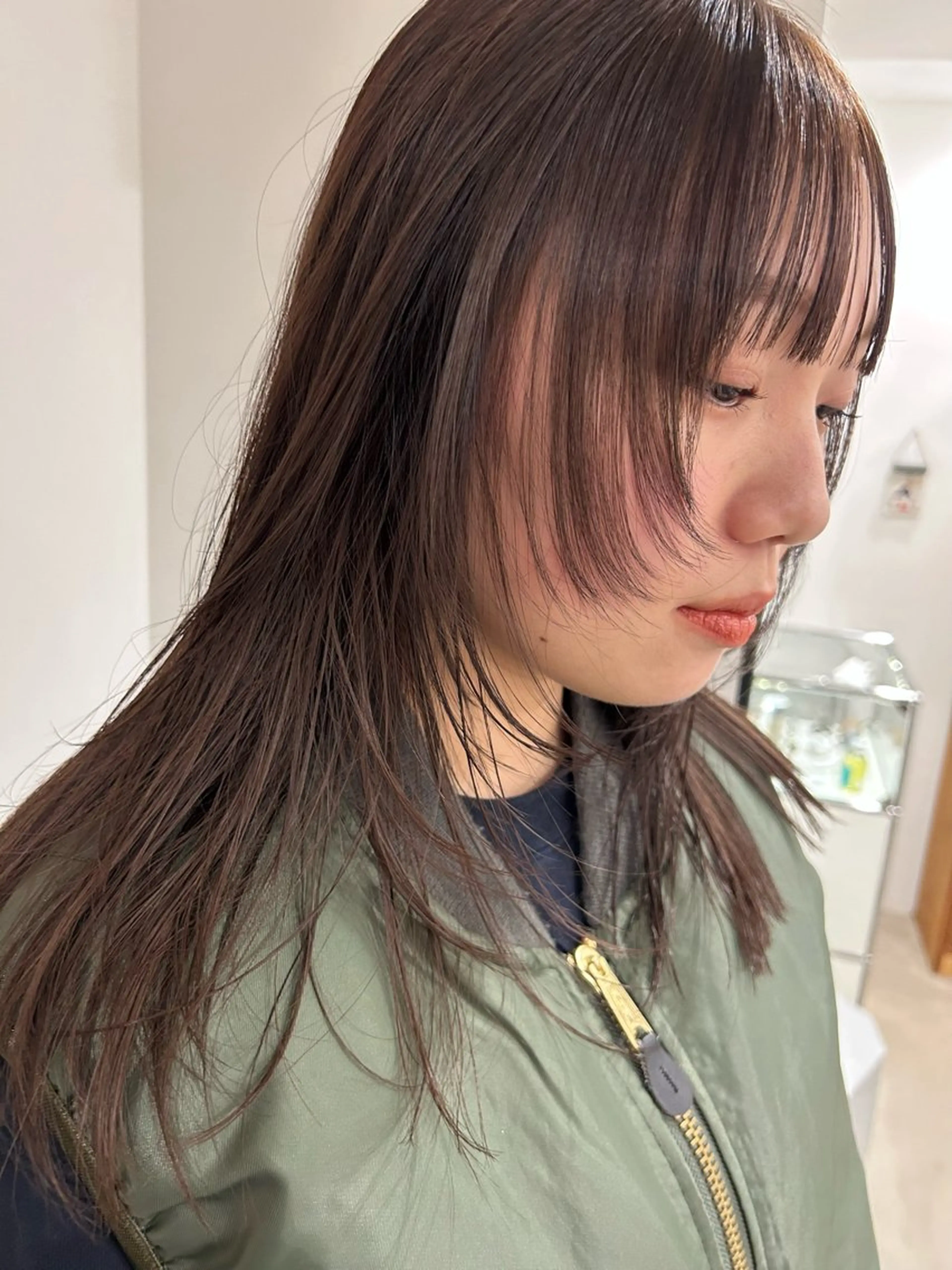 カラー ブリーチ 透明感カラー ブリーチなしカラー RUNA 🫧のヘアスタイル