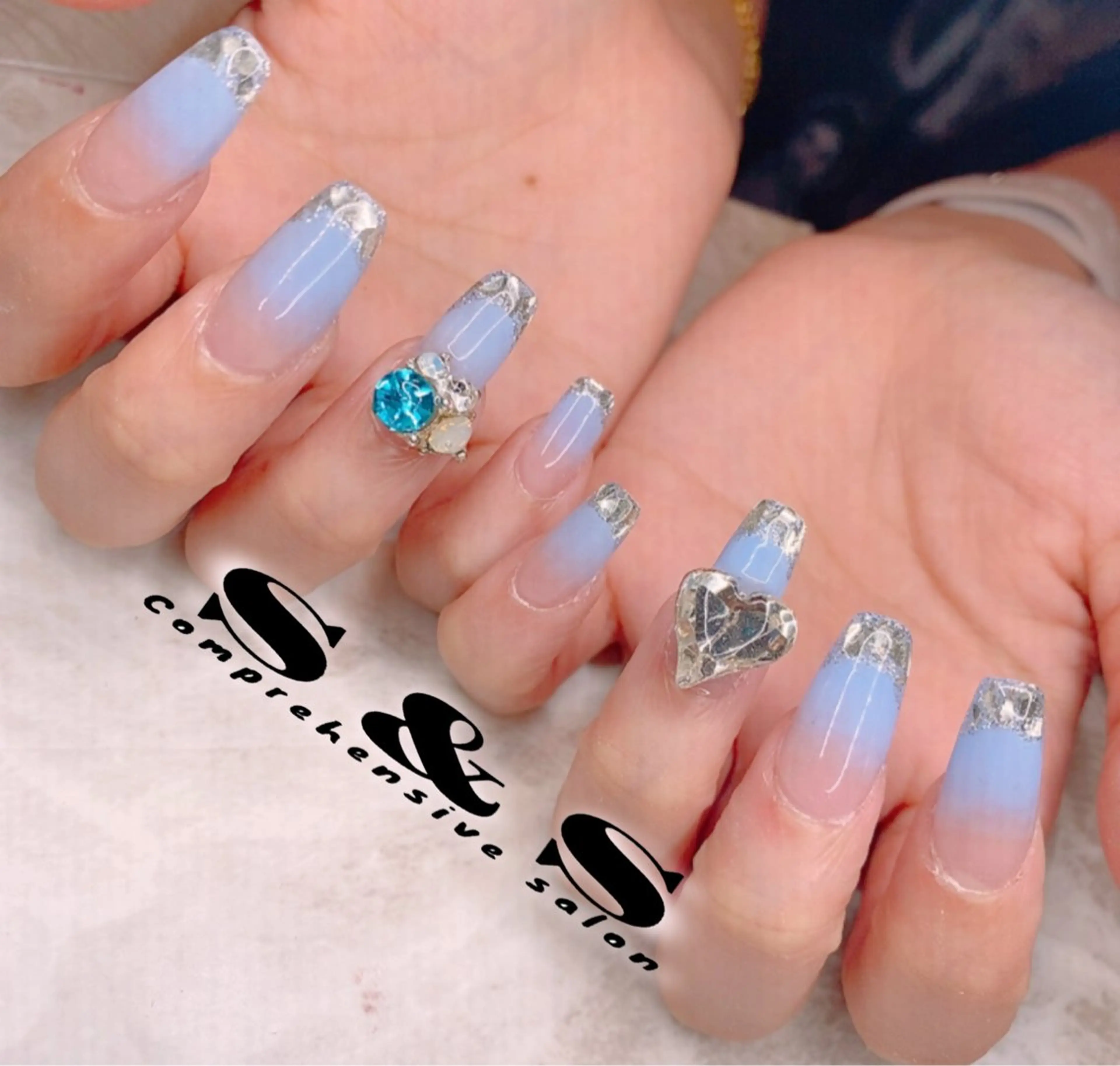 ネイル 長さ出し メンズネイル 持ち込み スカルプネイル S&S 村田小百合のネイルデザイン