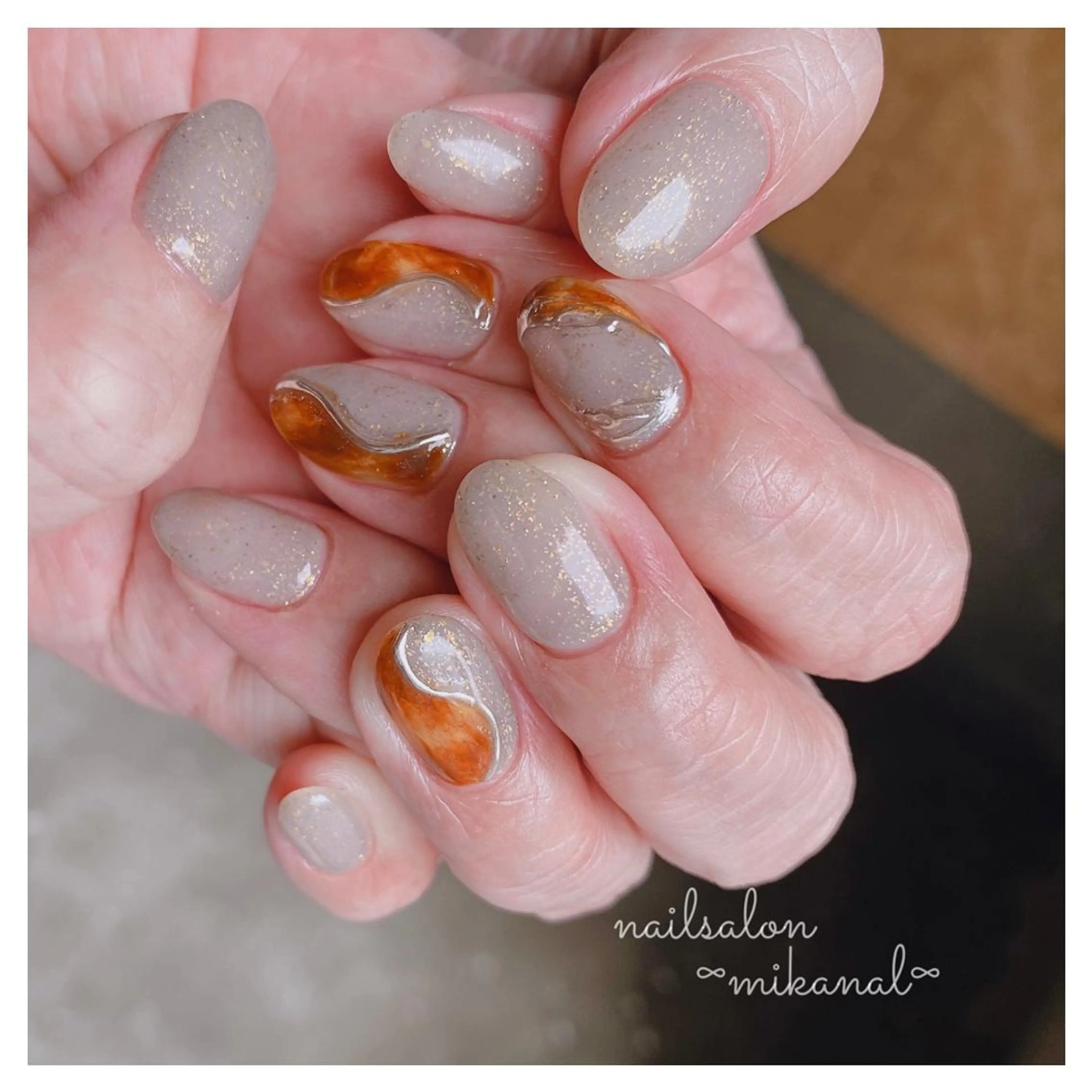 ネイル ハンドネイル nail salon  ∞ mikanal ∞所属・nailsalon ∞ ﾐｶﾅﾙ ∞のネイルデザイン