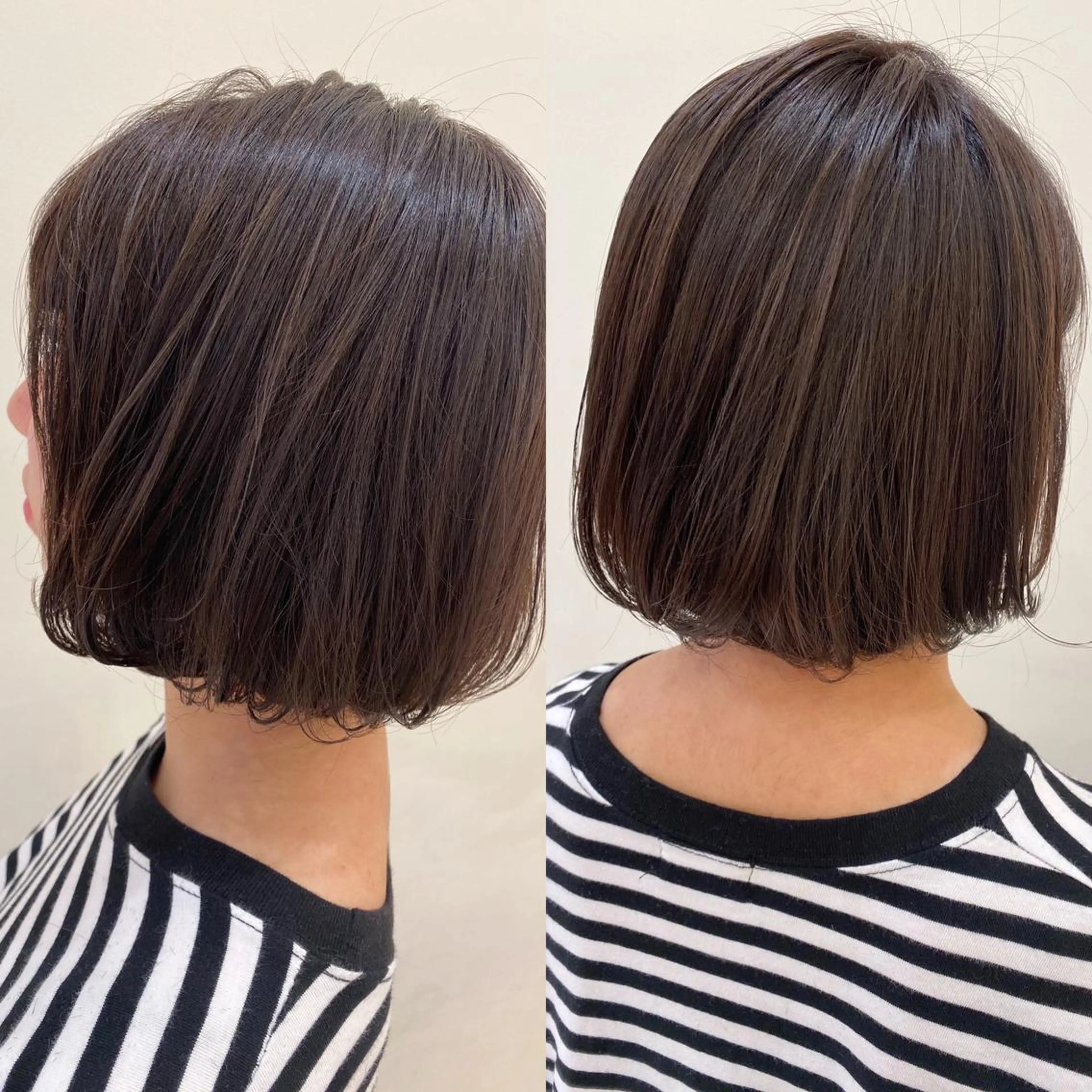 ショート ボブ 透明感カラー ボブ ミディアム 齊木勇人のヘアスタイル