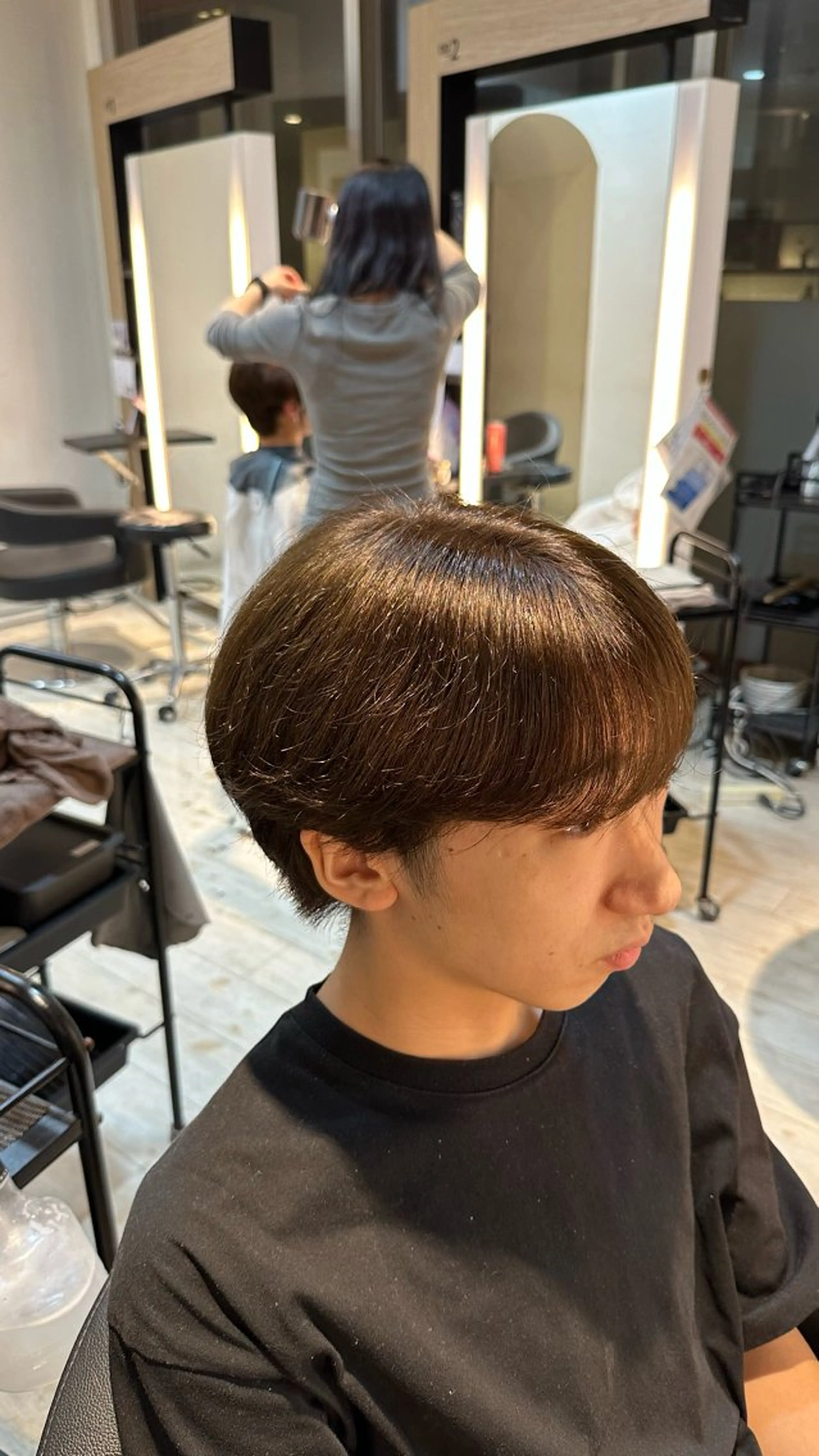 カラー メンズ メンズブリーチ ブリーチ ブラウンカラー 透明感カラー カット ヘアカラー トリートメント Yamato/ 韓国ヘア/栄のヘアスタイル