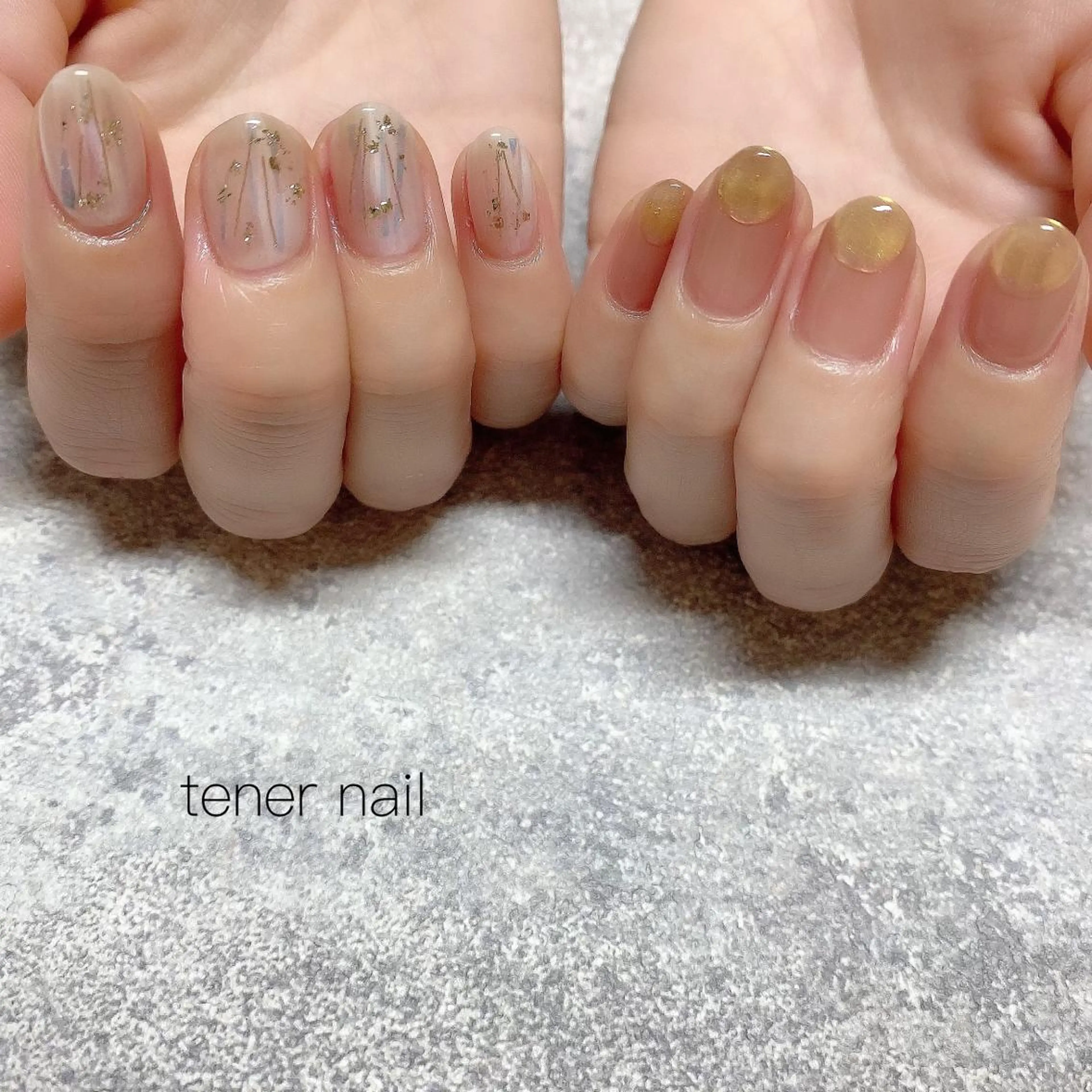 ネイル ミラーネイル ぷっくりネイル tener  nail  テネルネイル所属・テネルネイル tener nailのネイルデザイン