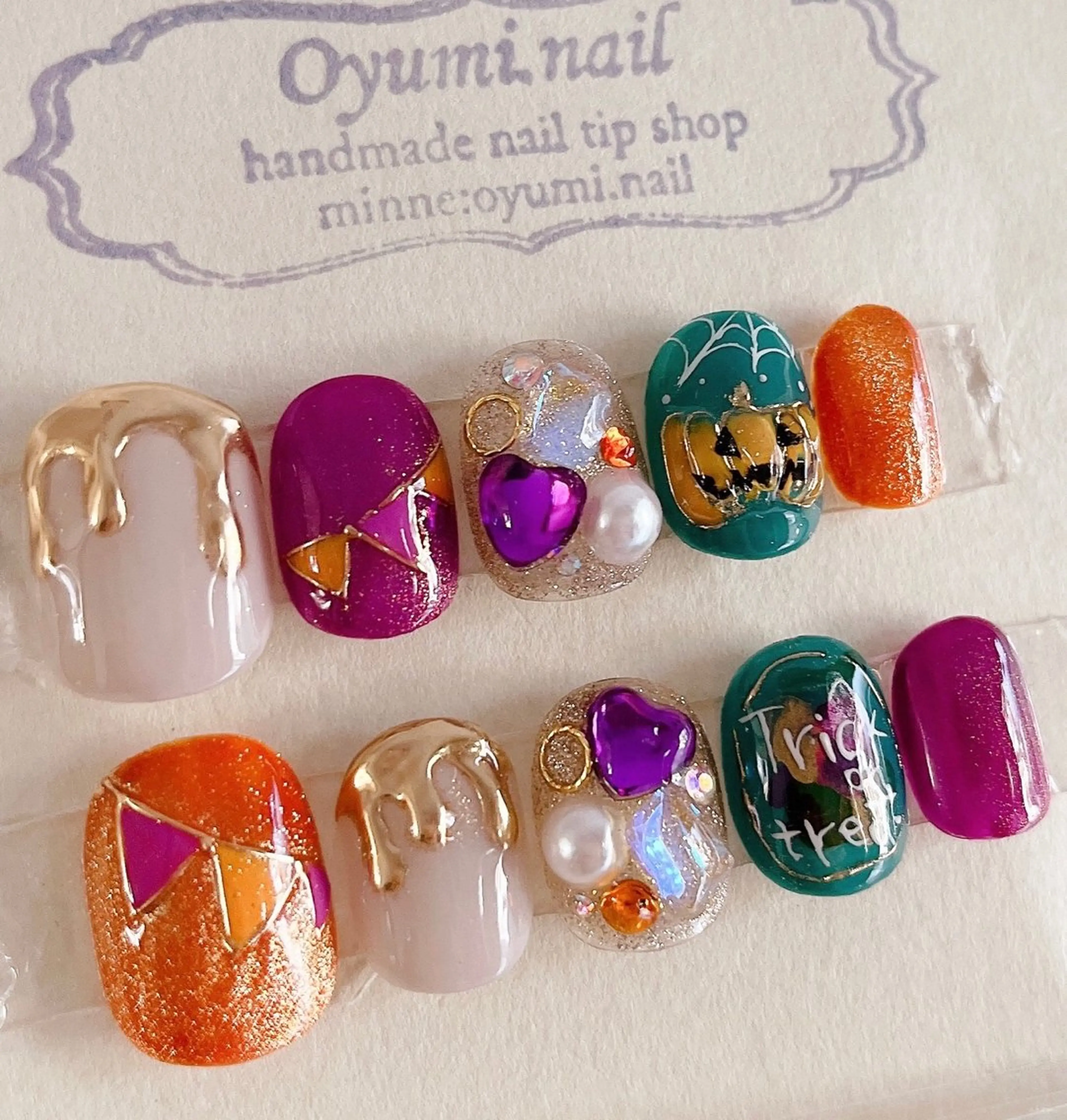 ネイル アートネイル 成人式 ハロウィン ネイルチップ ハンドネイル takanashi yumiのネイルデザイン