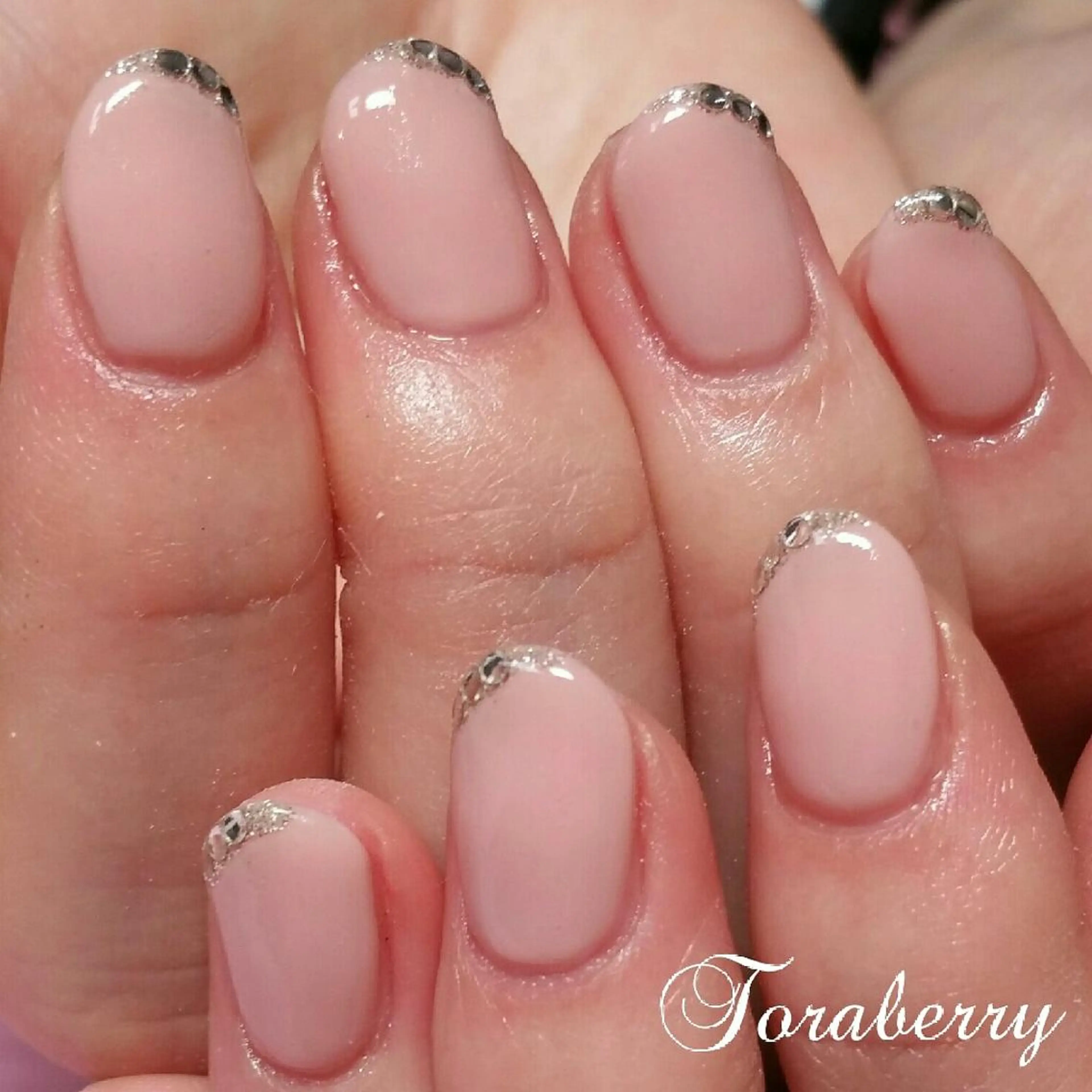 ネイル ピンク ハンドネイル ネイリスト なつみのネイルデザイン