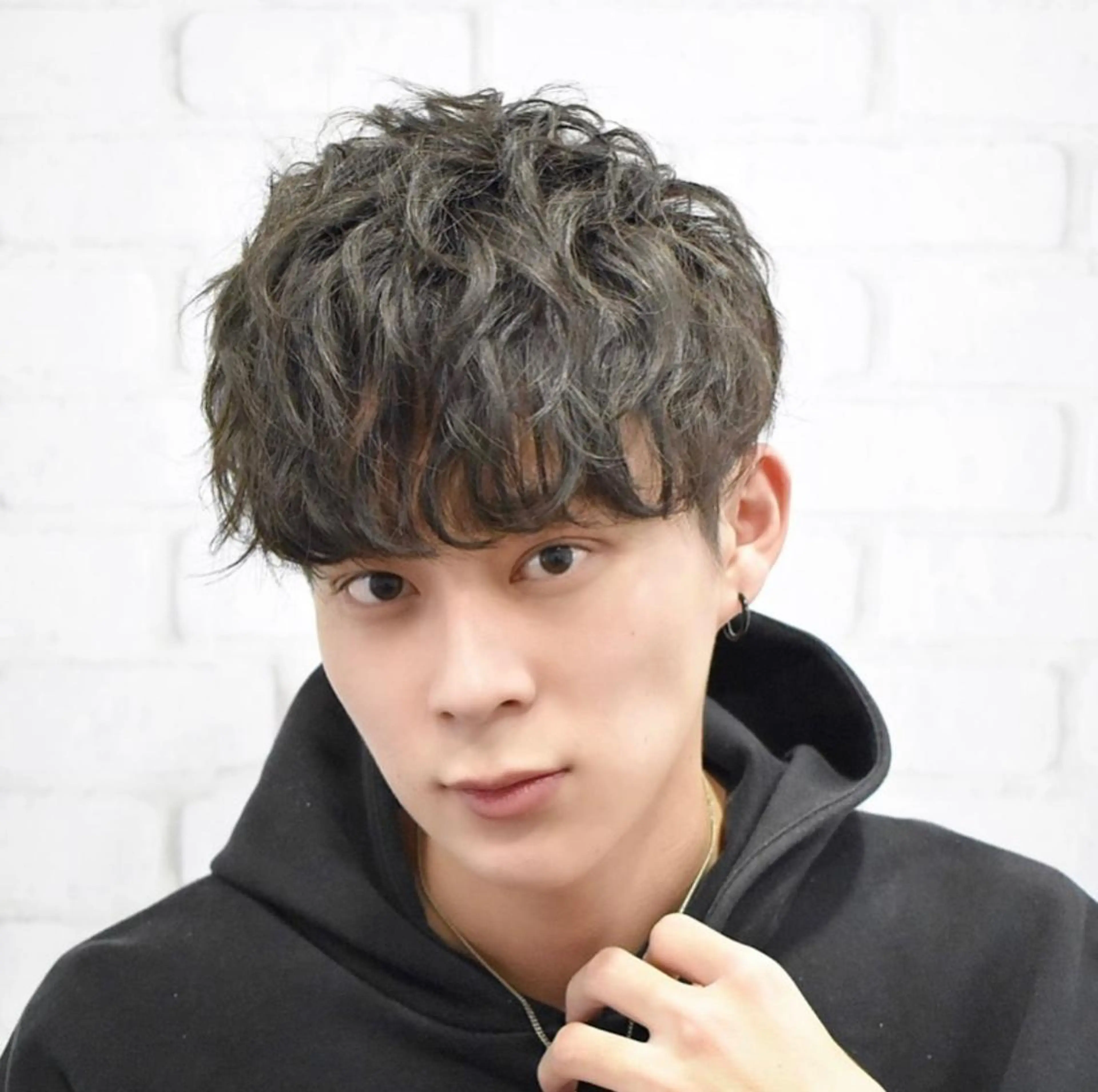 パーマ メンズ カット パーマ __ みずきのヘアスタイル