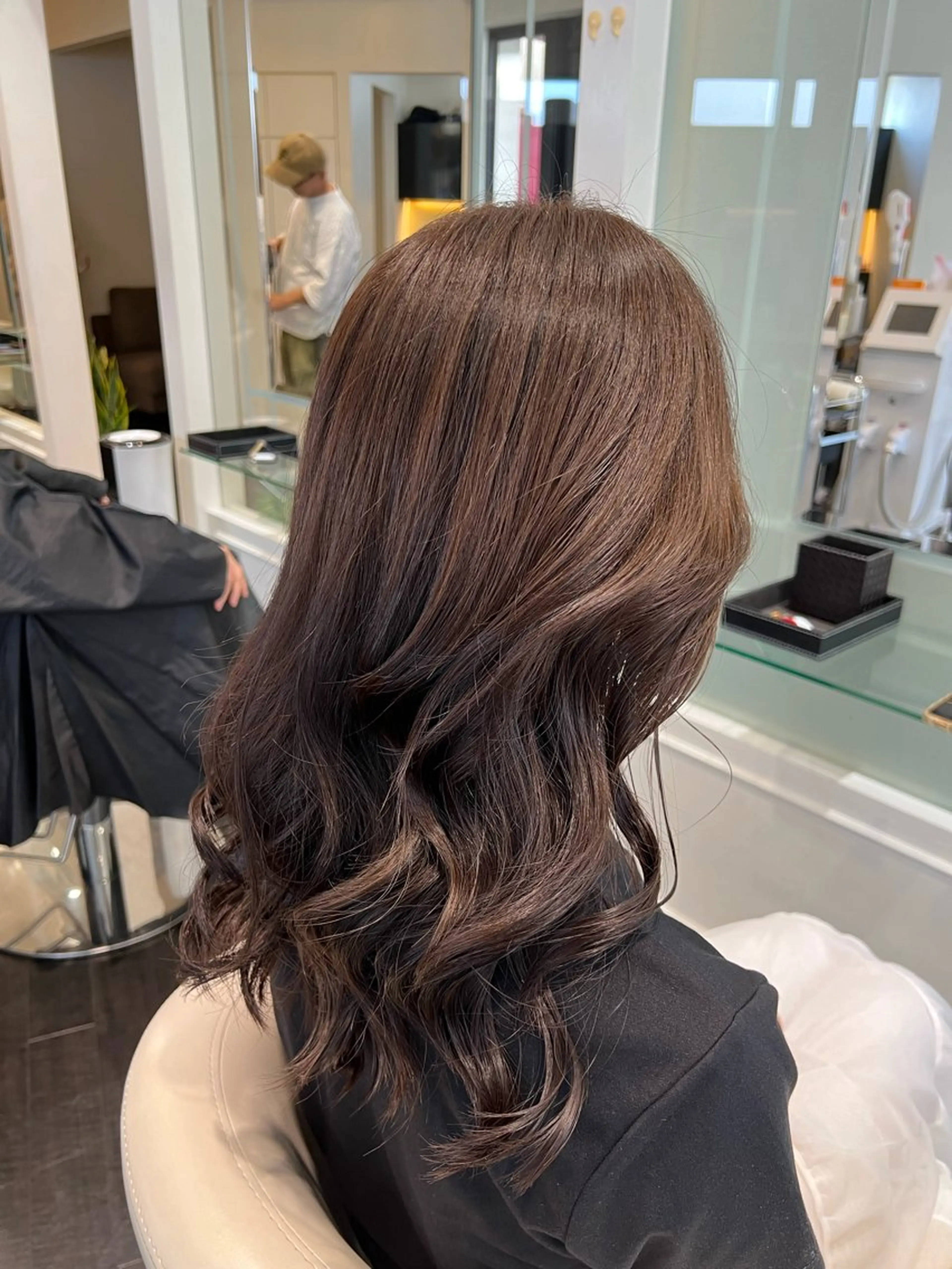 ミディアム カラー 透明感カラー トリートメント 【髪質改善/縮毛矯正 /カラー】ホサカのヘアスタイル