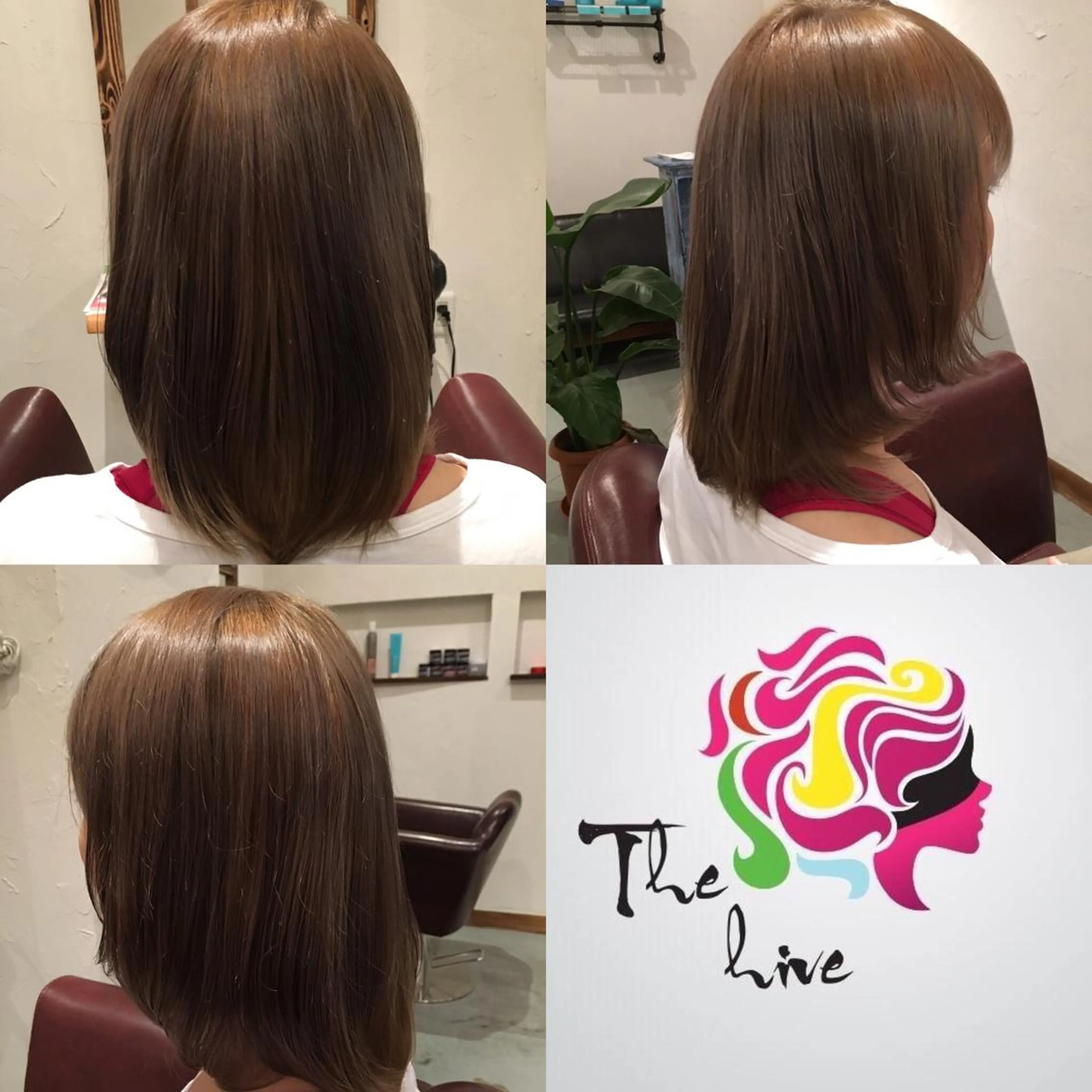 Hair salon The  hiveのヘアスタイル