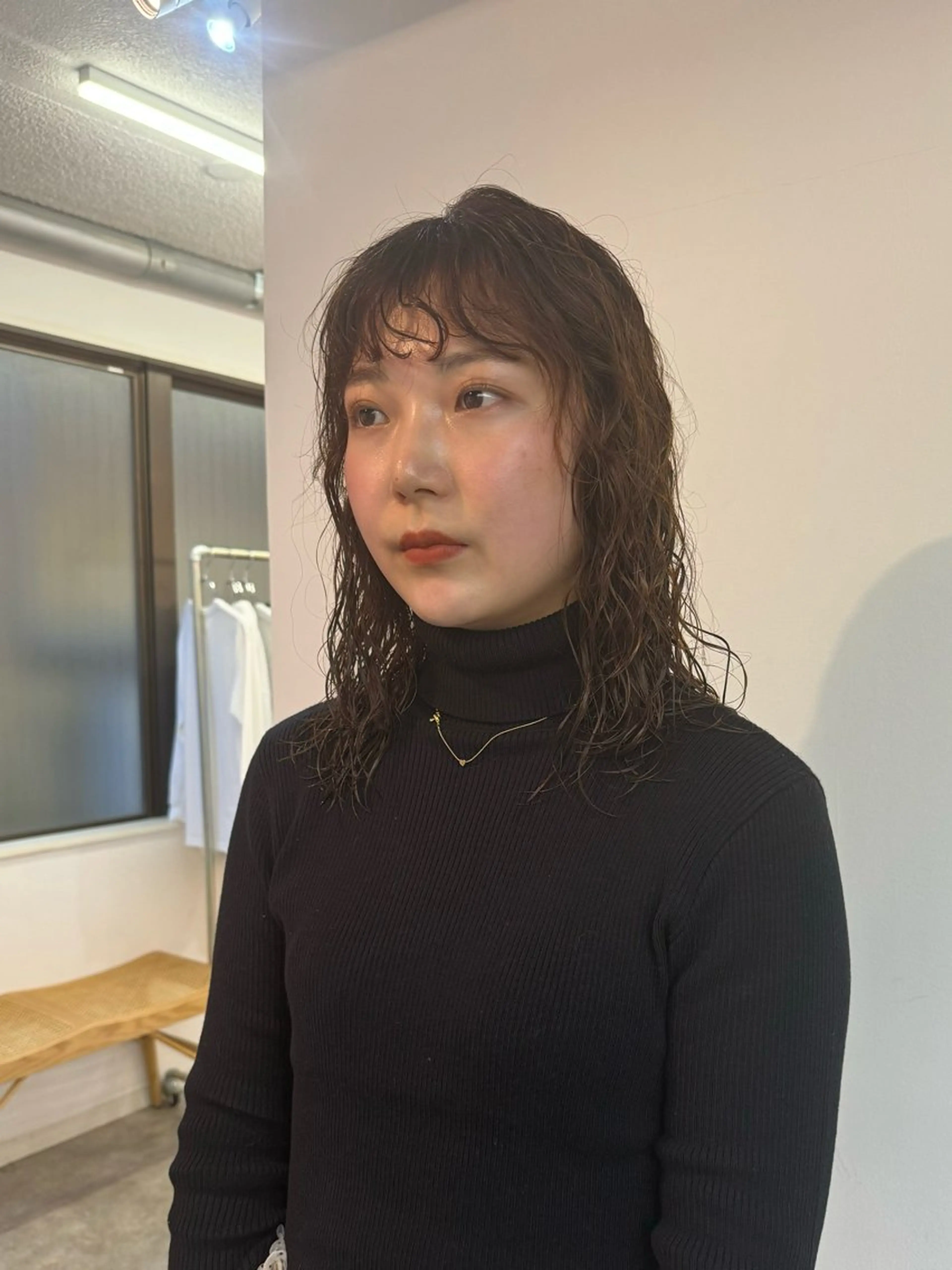 ミディアム パーマ ミディアムパーマ カット パーマ Seeknext // Rukaのヘアスタイル