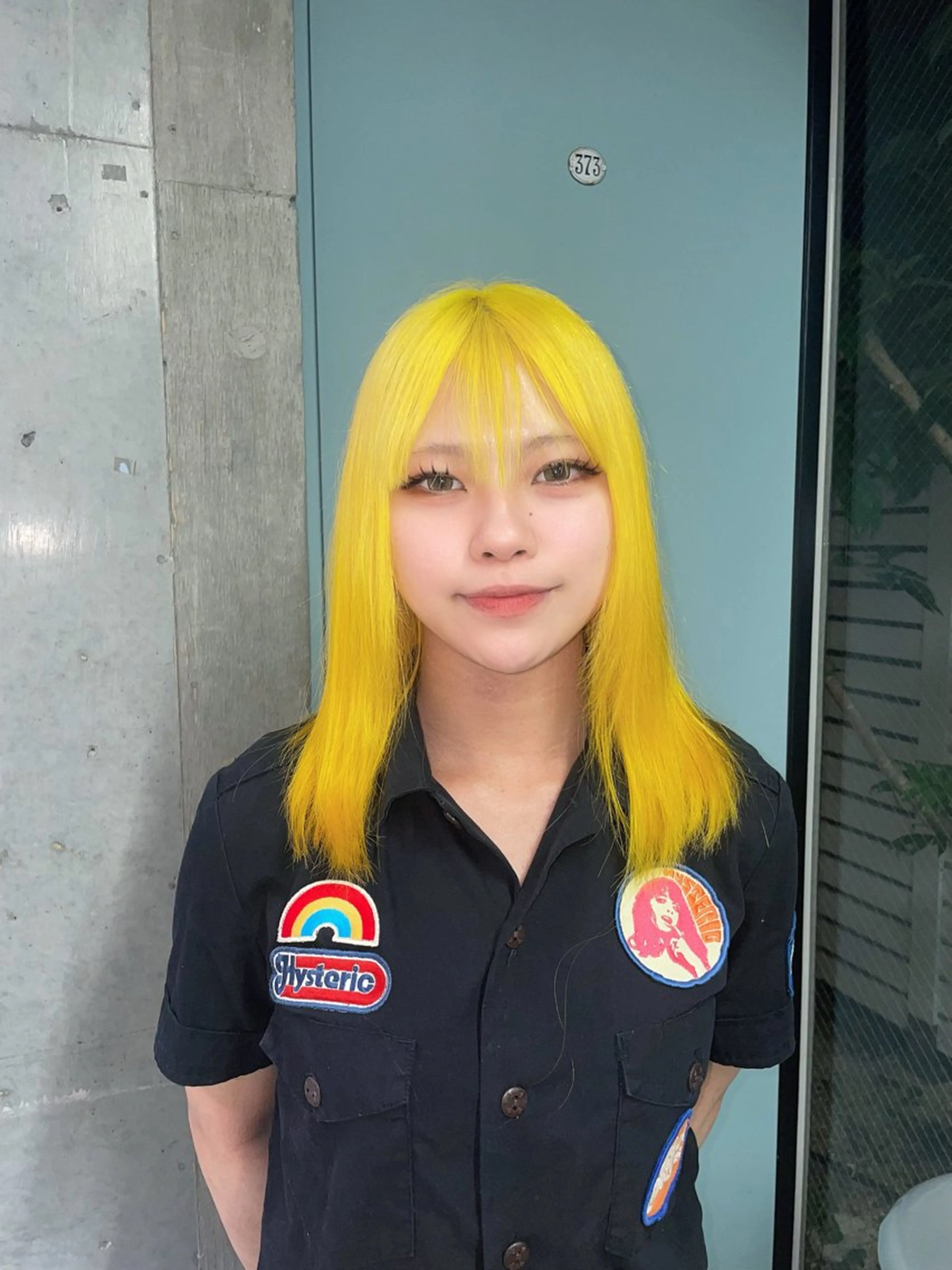 カラー ハイトーン/ブリーチ /ウルフ/しゅーたのヘアスタイル