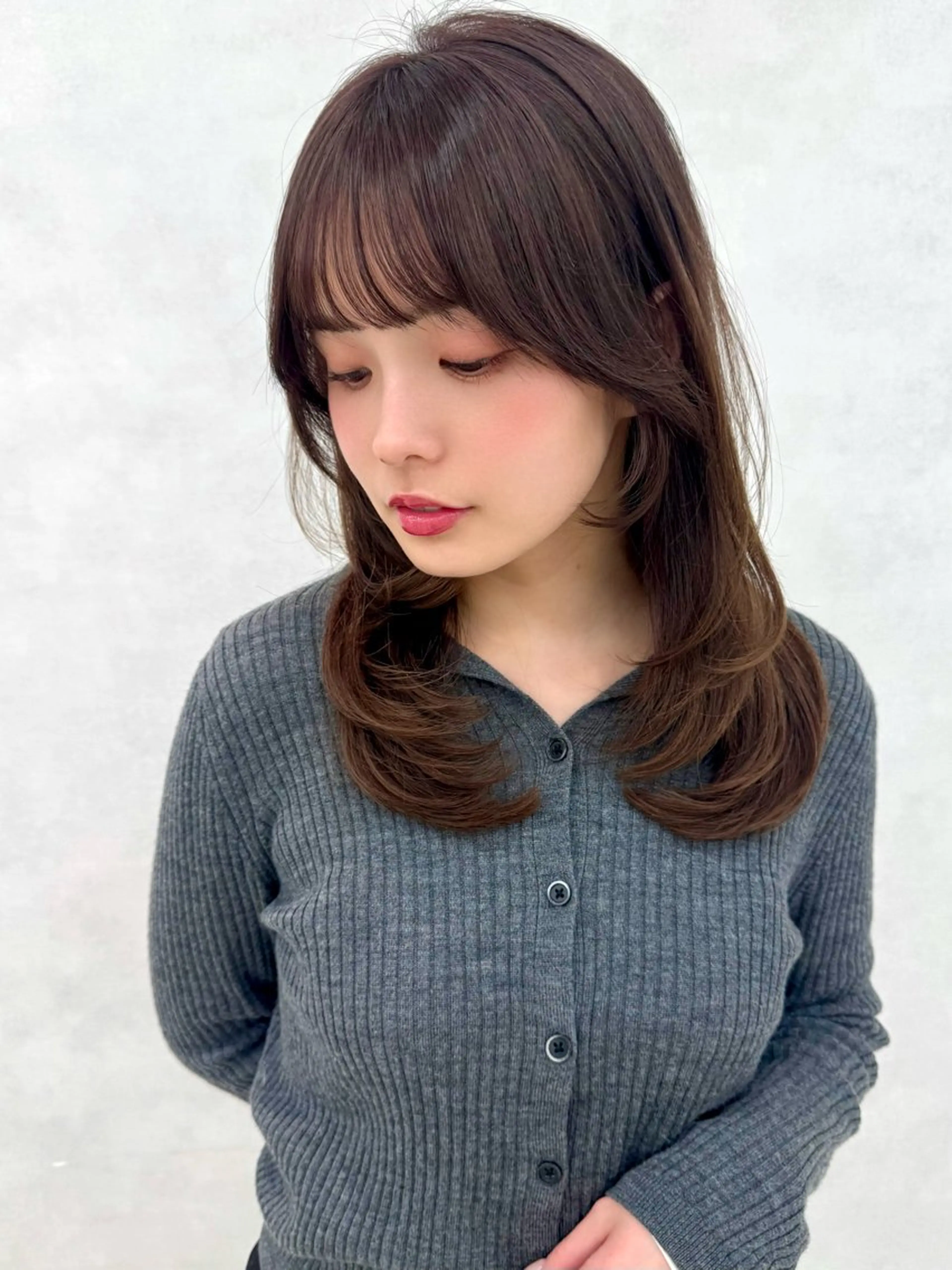 セミロング レイヤー💖/艶髪✨ /中條のヘアスタイル