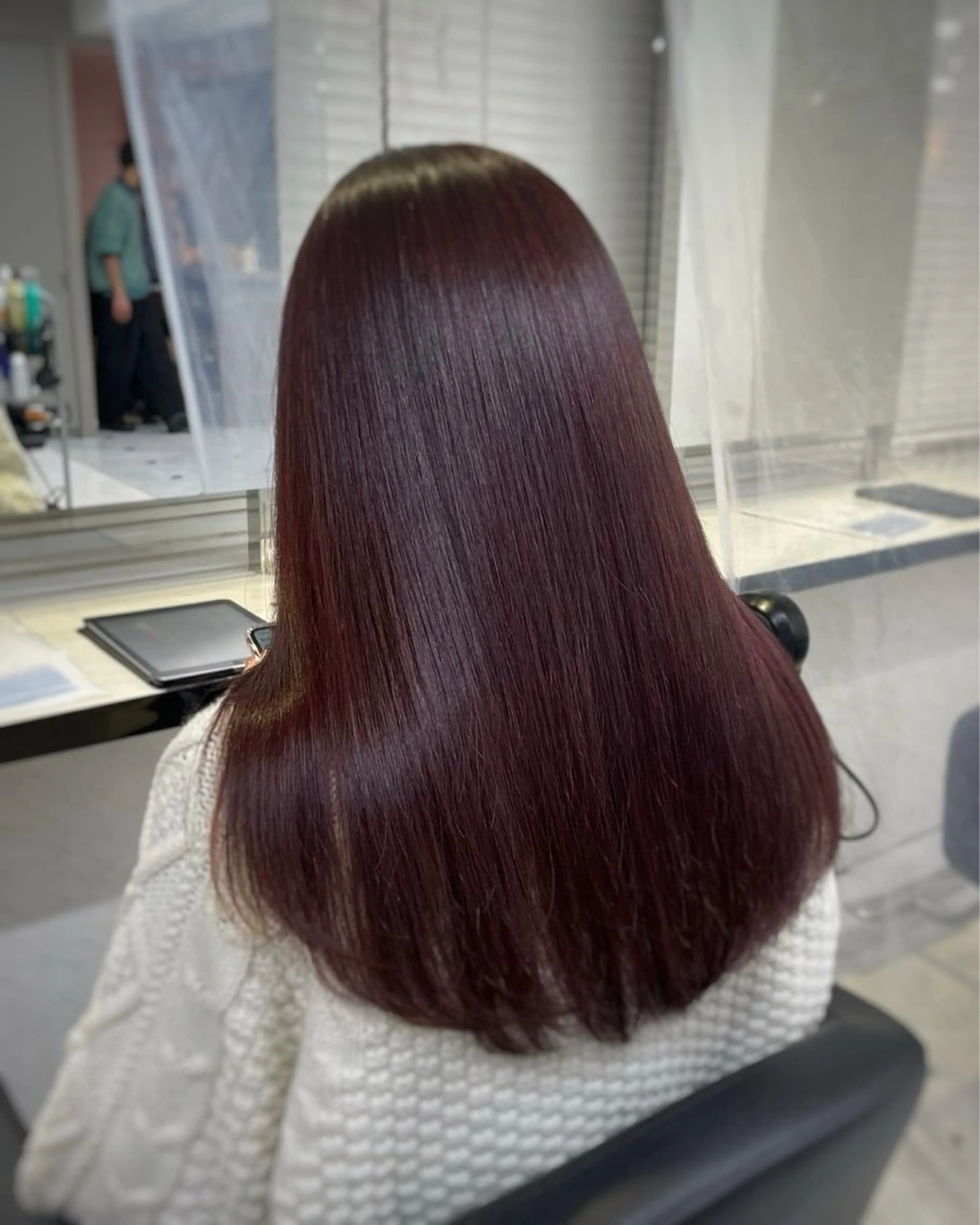 セミロング カラー ヘアアレンジ 淡めベージュ🤎ショ ート🤎Kiyokaのヘアスタイル