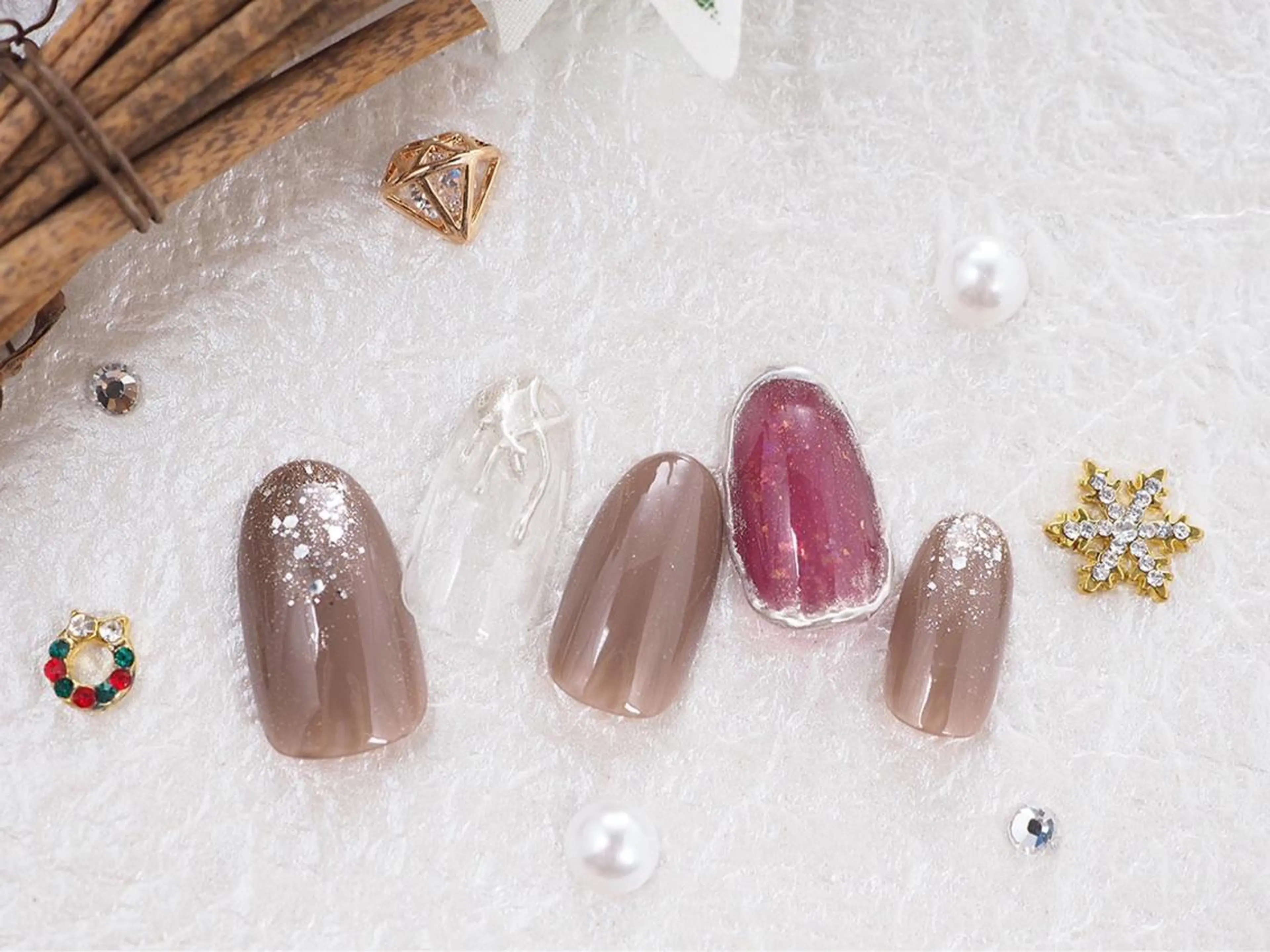 ネイル ネイルPetit Ribbonのネイルデザイン