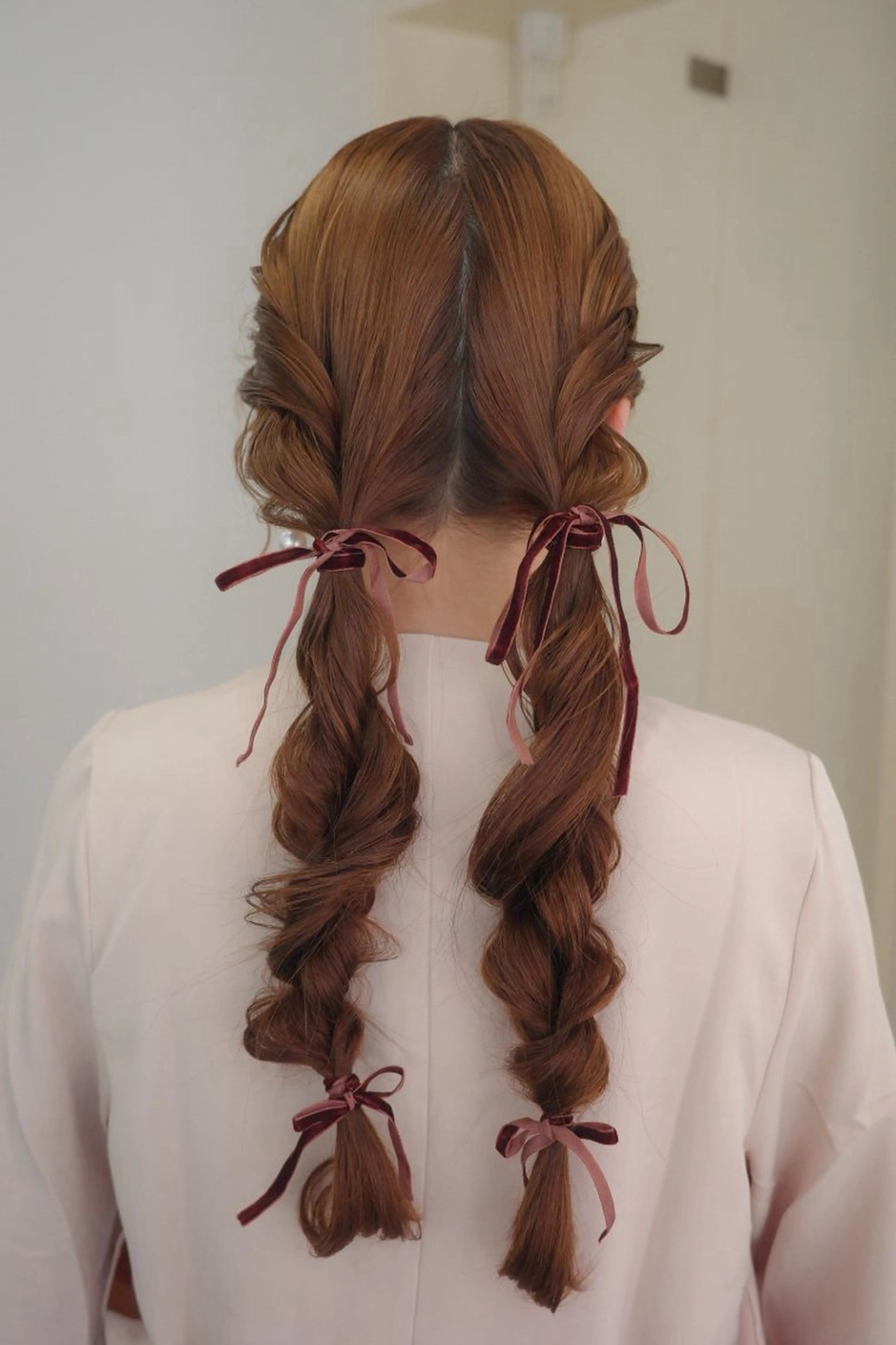 ヘアアレンジ GiseL さあや博多ハイトーンのヘアスタイル