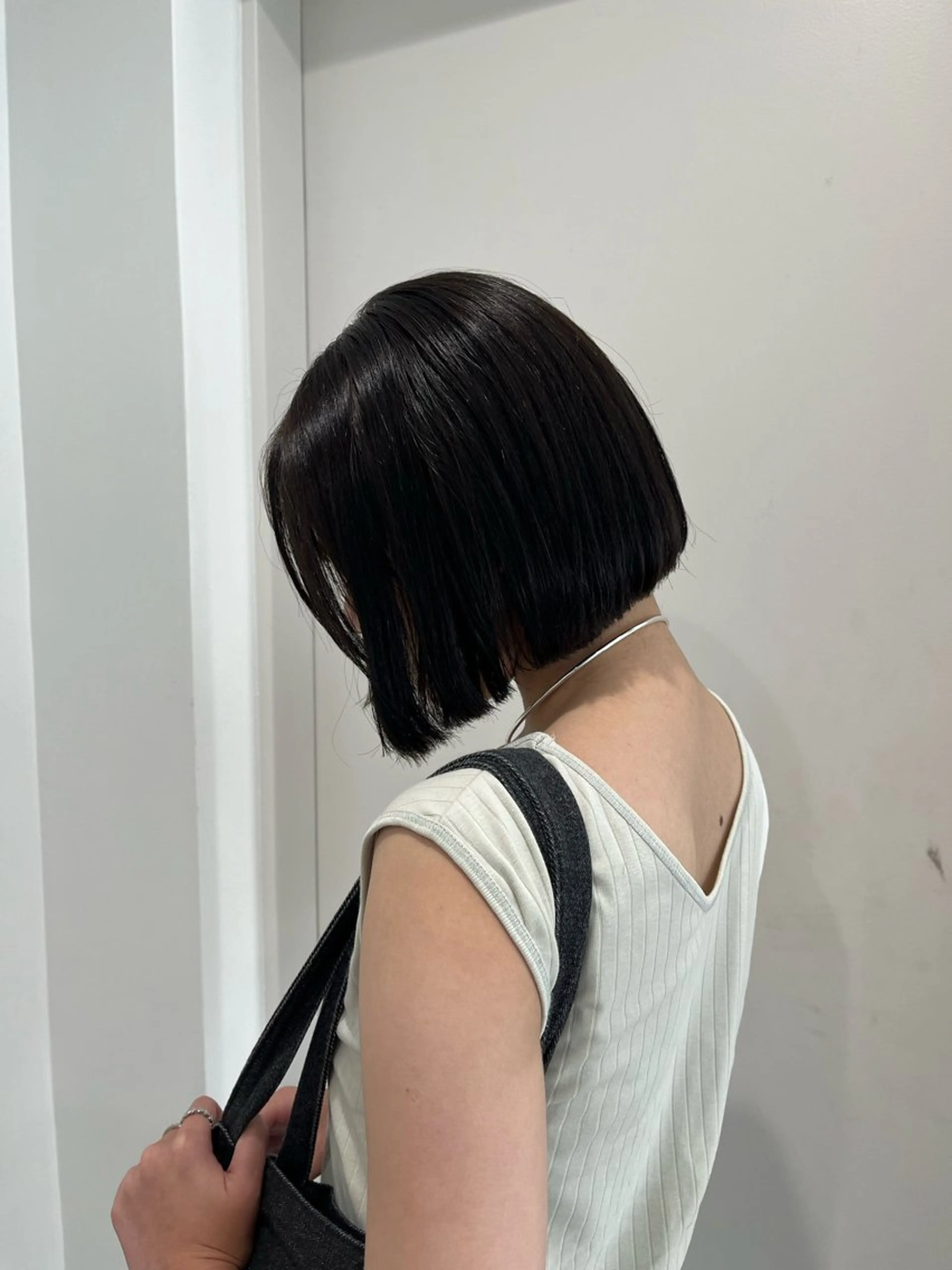 ショート ボブ 縮毛矯正/ハイトーン /パーマ/前原汐🎐のヘアスタイル
