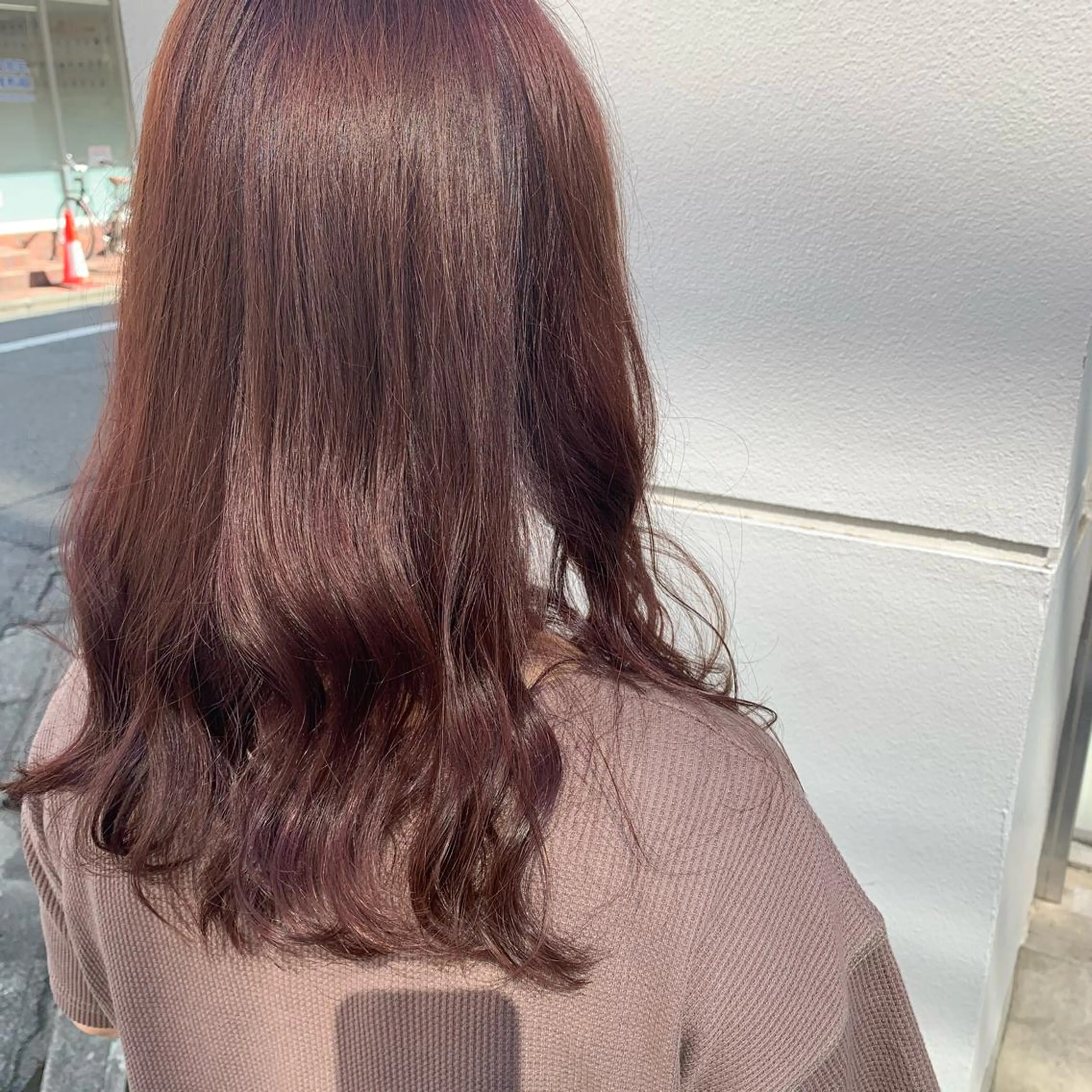 ロング カラー ヘアアレンジ サナ🌱 切りっぱなしボブのヘアスタイル