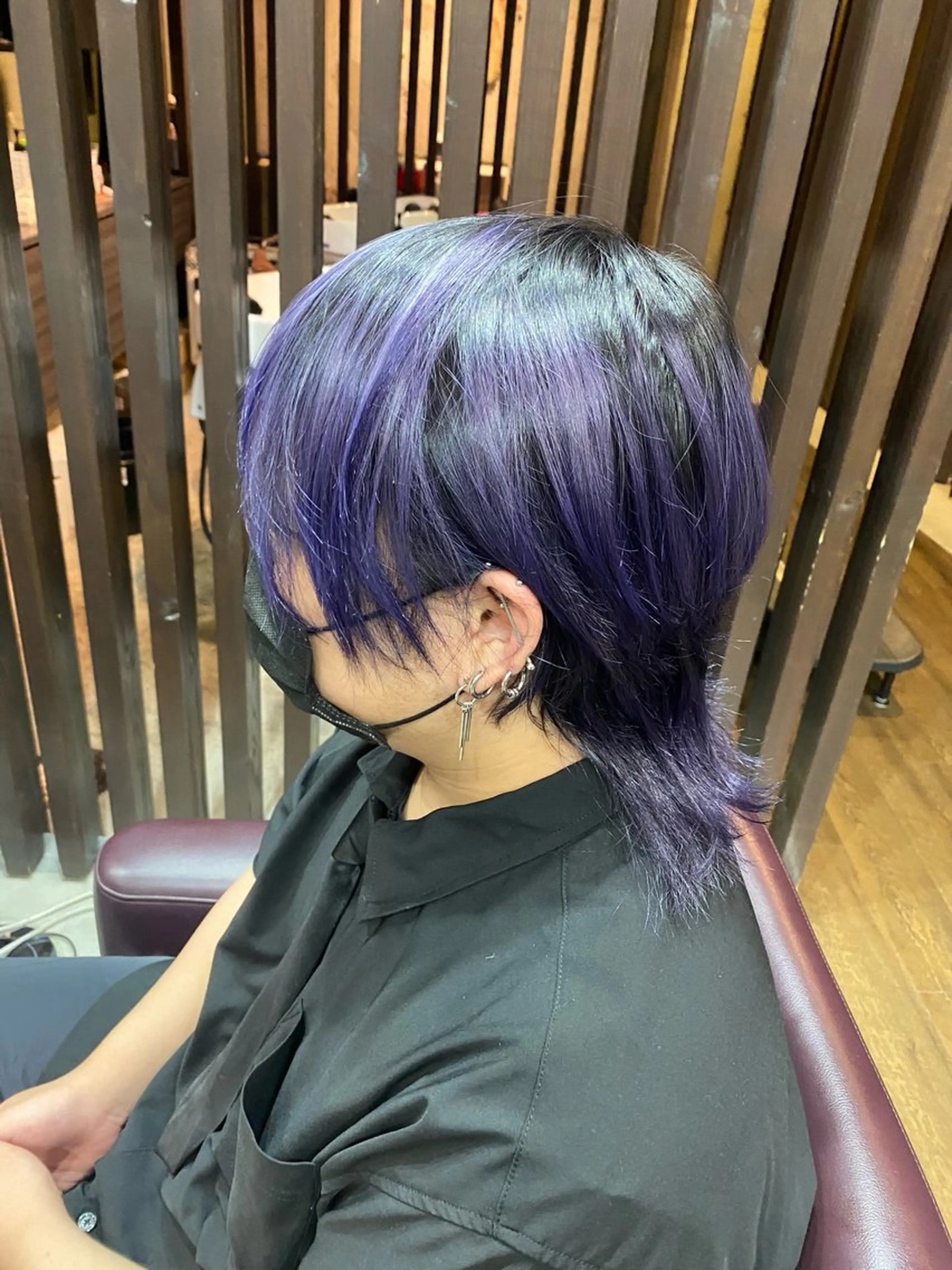 カラー メンズ ラベンダーカラー hairsalon  a-to所属・多賀 凌空のヘアスタイル