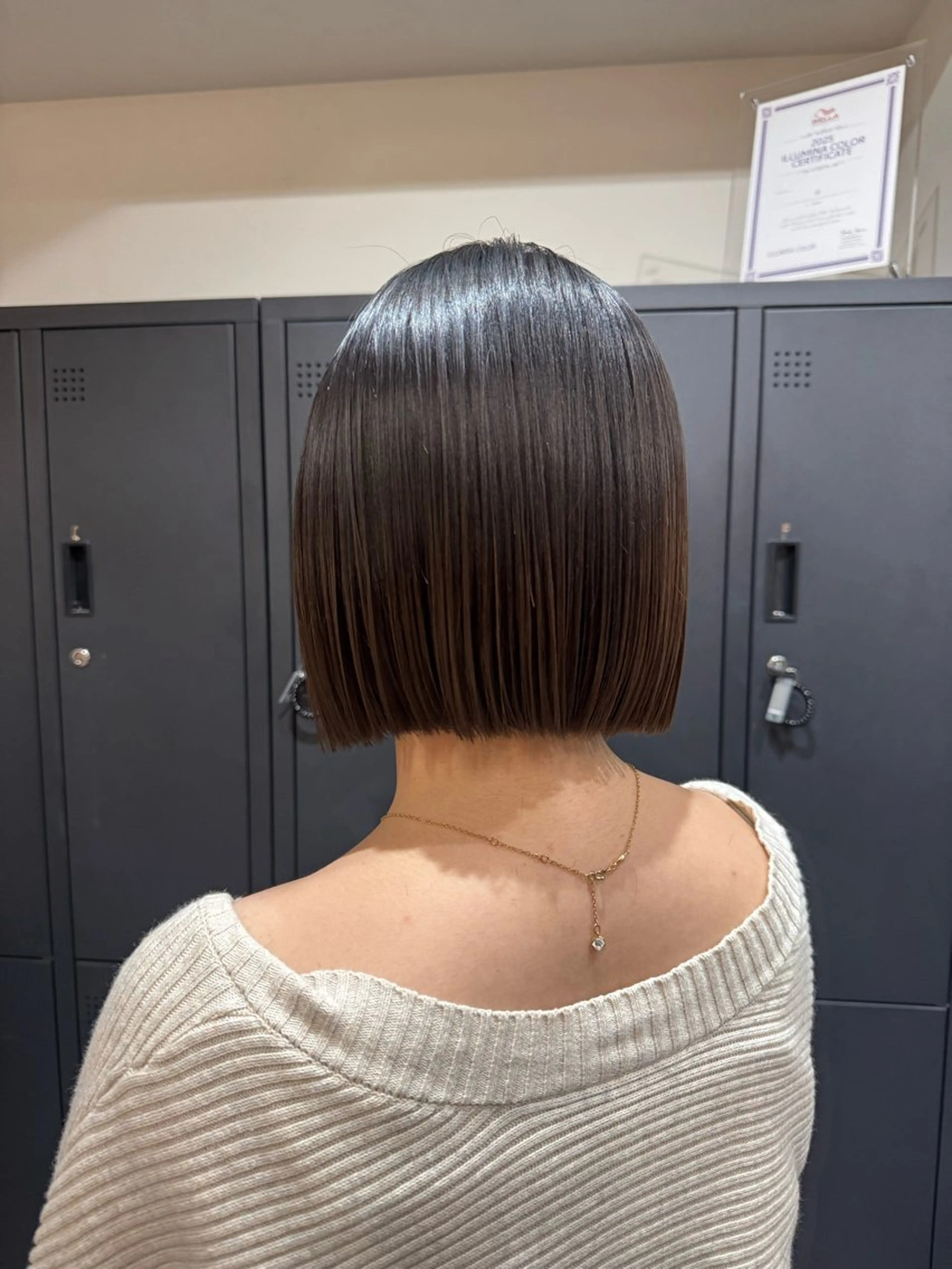 【就活応援クーポン📣】黒染めじゃないブルーブラックカラー➕前処理トリートメントの写真