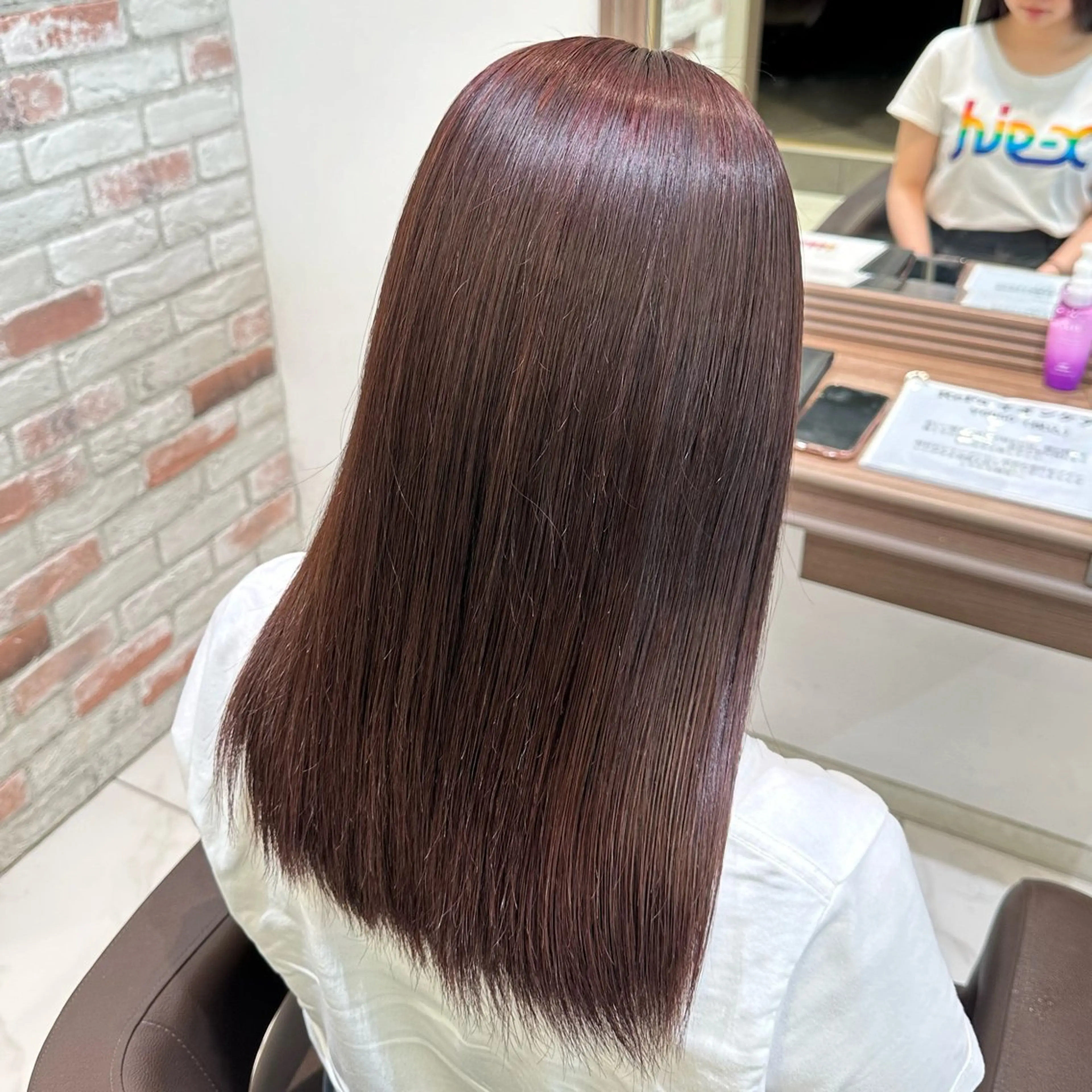 ミディアム カラー ヘアカラー 𓍯暖色/韓国風 田中沙羅‎𓍯のヘアスタイル