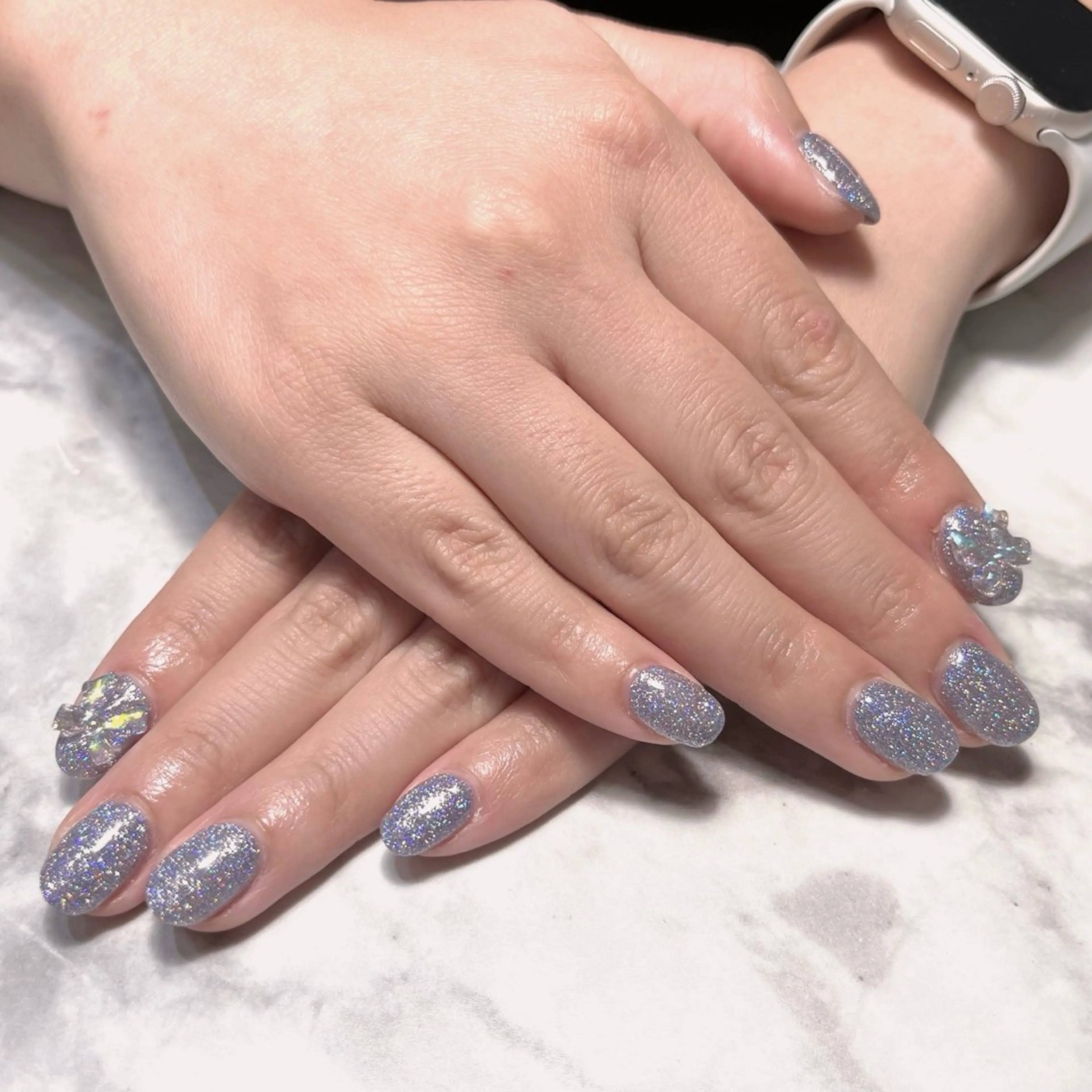 ネイル フラッシュネイル ワンカラーネイル NICO Saoriのネイルデザイン