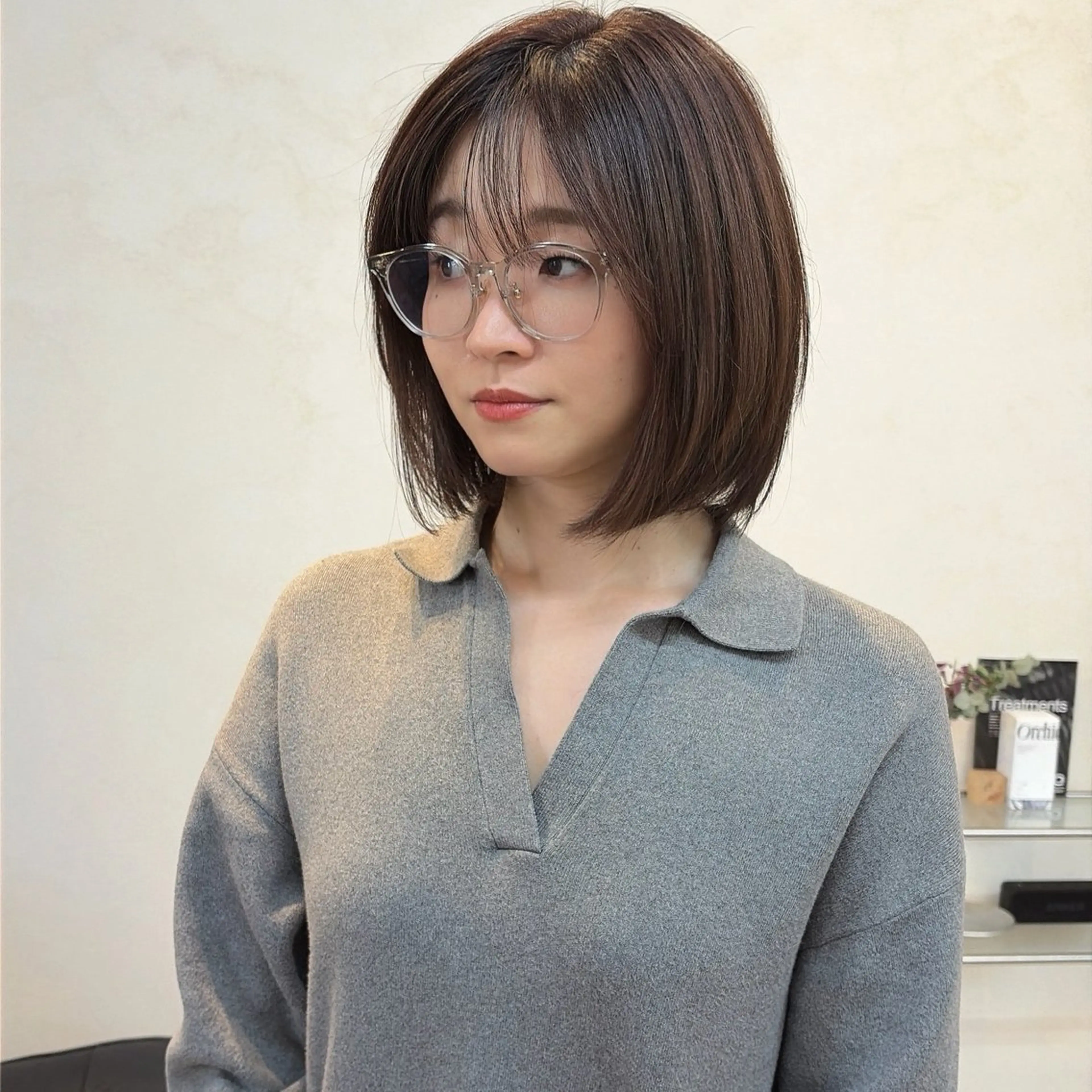 ミディアム カラー カット iet.所属・ウルフ/ボブ/レイヤ ーカット◎ricoのヘアスタイル