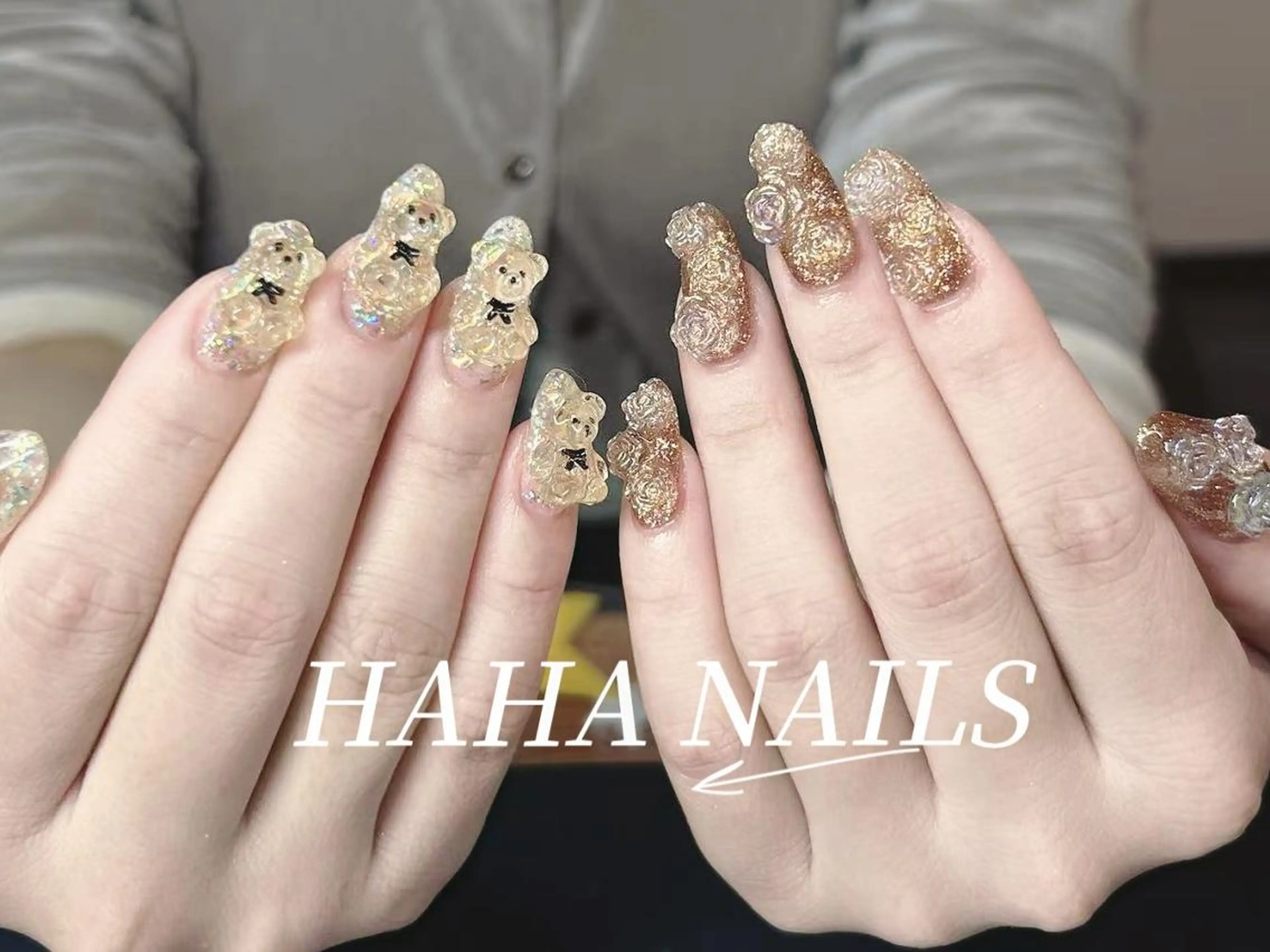 ネイル ハンドネイル HAHA ネイルサロンのネイルデザイン