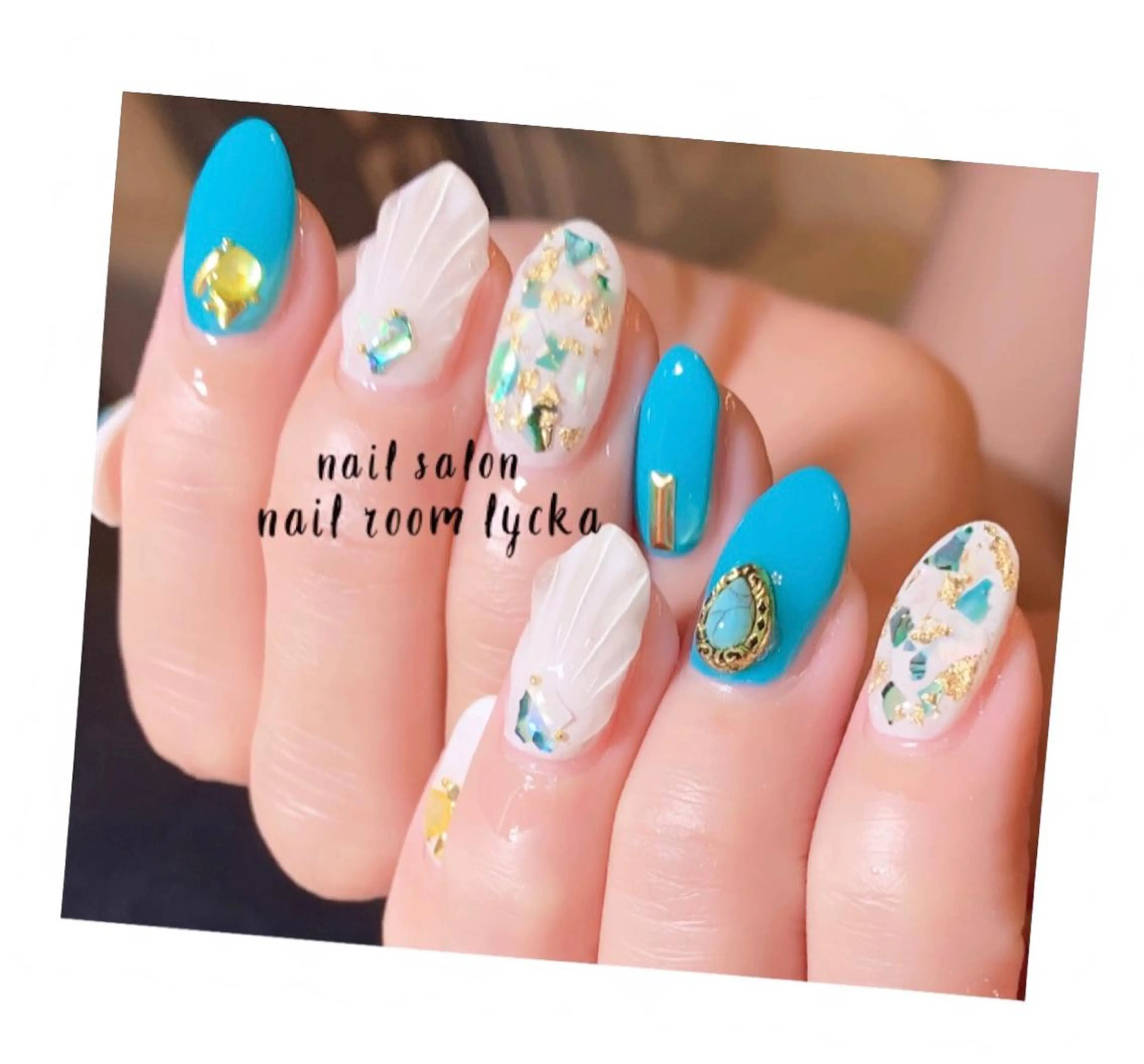 ネイル ﾈｲﾙﾙｰﾑﾘｯｶ 𝐦𝐚𝐲𝐮のネイルデザイン