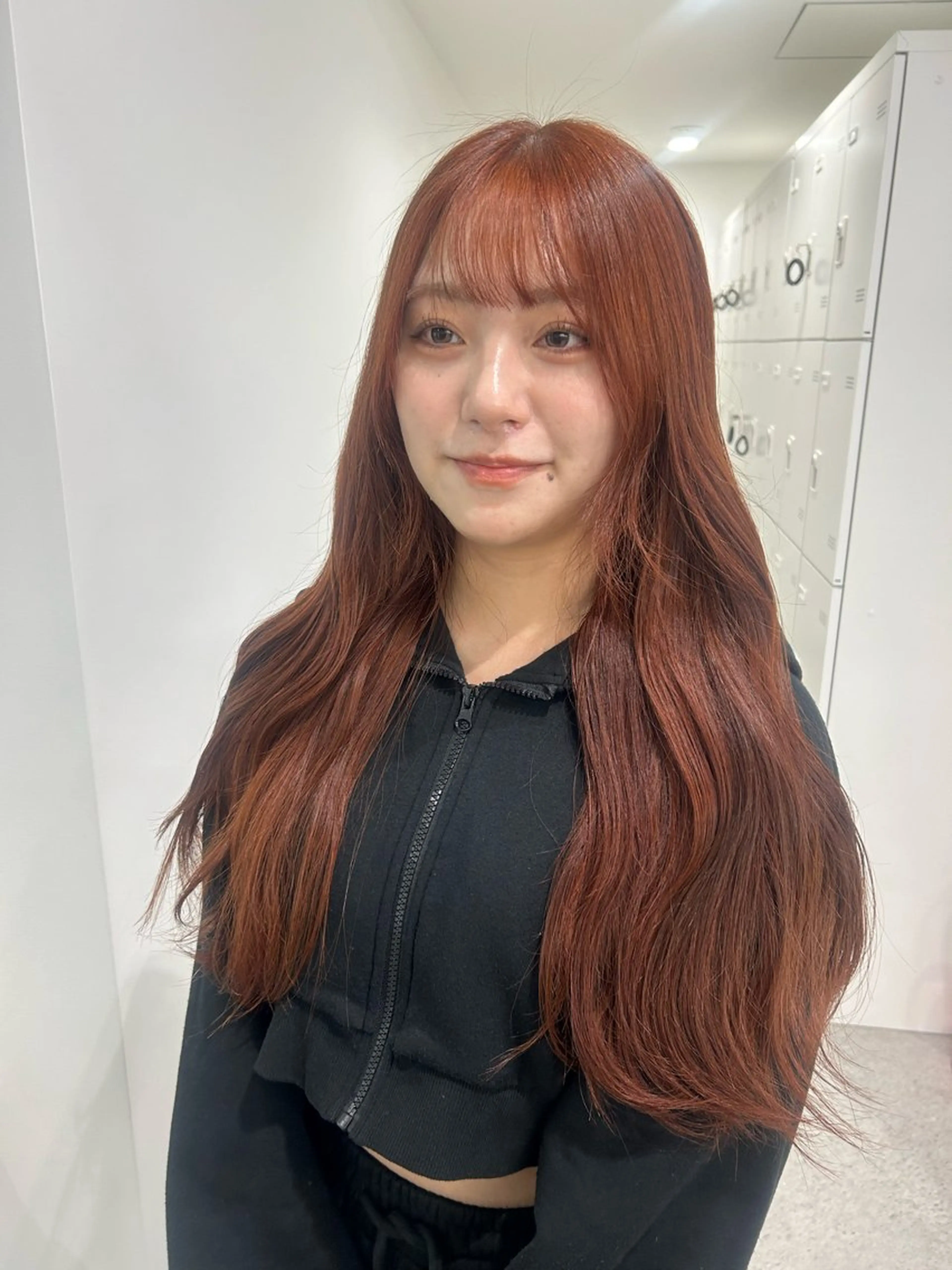 ロング カラー 愛結 暖色カラー🎀🩰のヘアスタイル