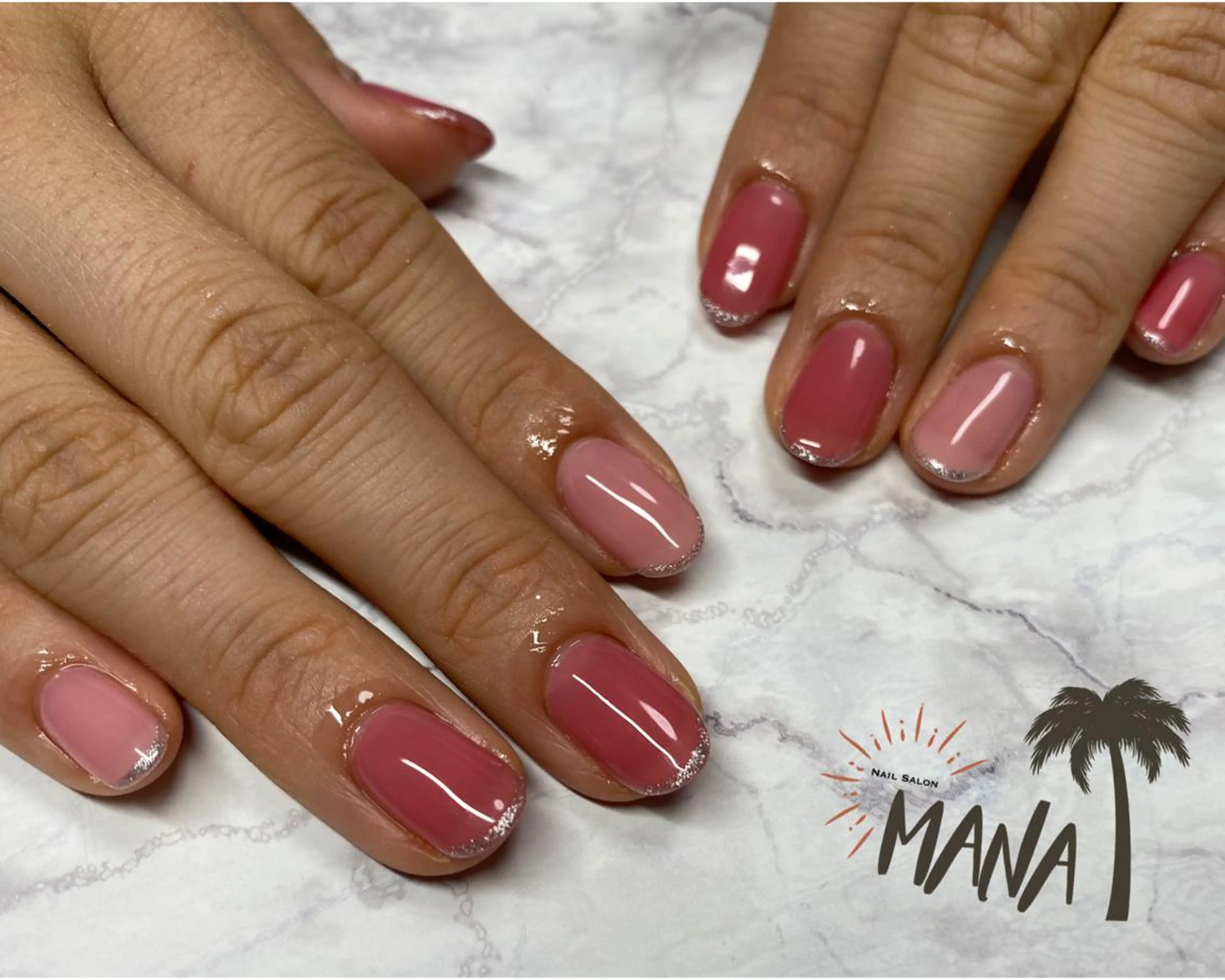 ネイル ハンドネイル Mana‪ ‪·͜· ❤︎‬のネイルデザイン