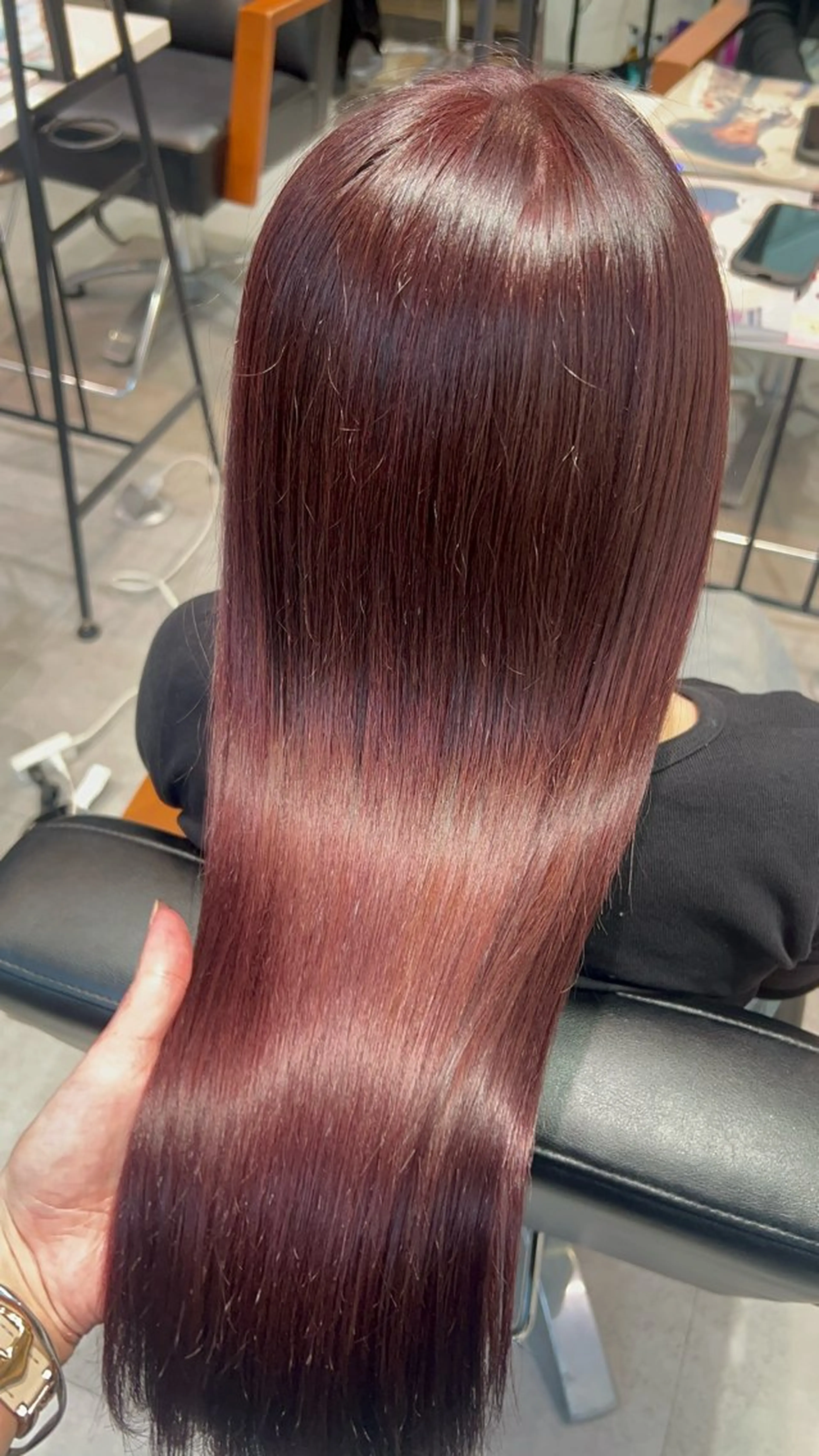 ロング カラー ハイトーンカラー 🤍🫧 長井 律のヘアスタイル