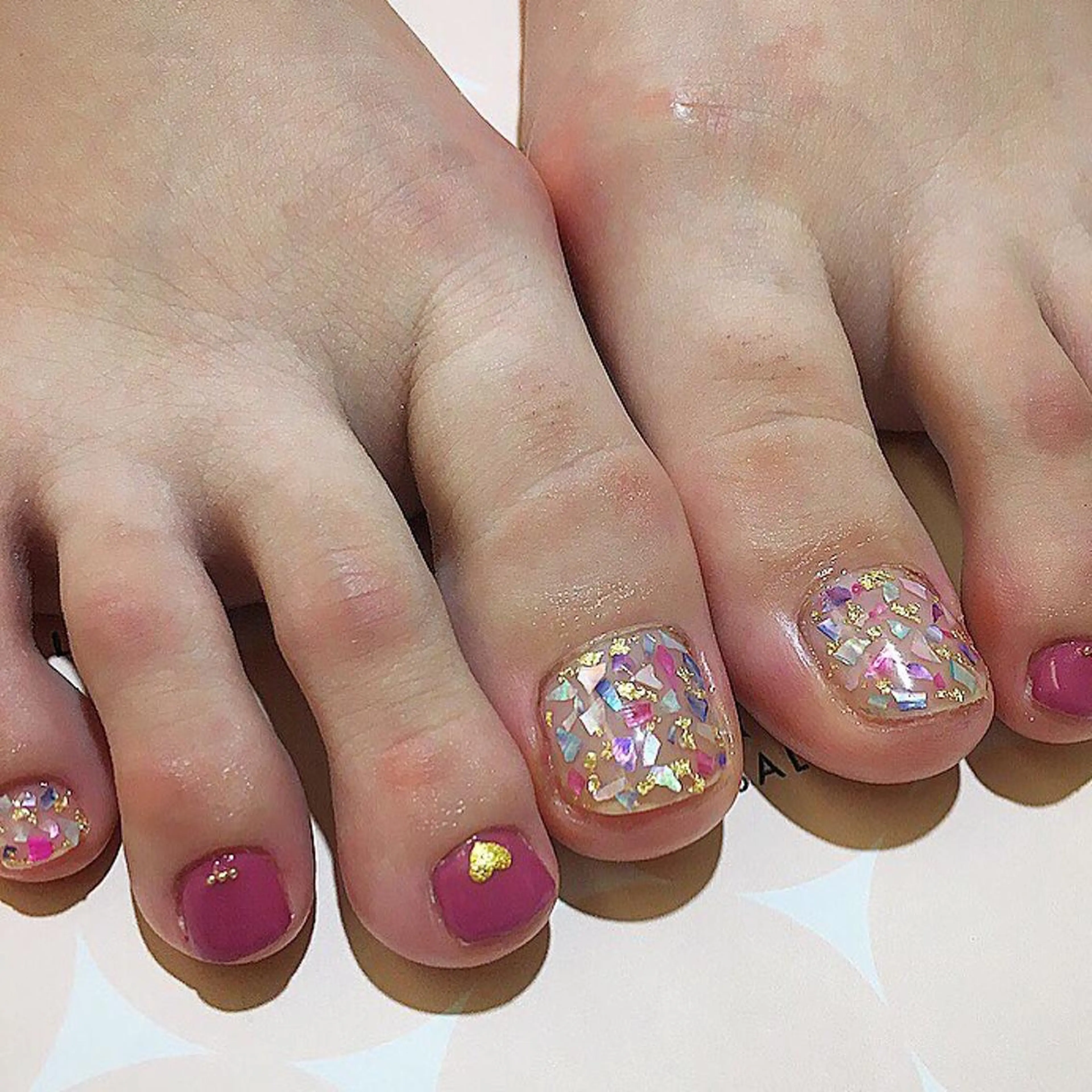 ネイル フットネイル kurogi nanakaのネイルデザイン