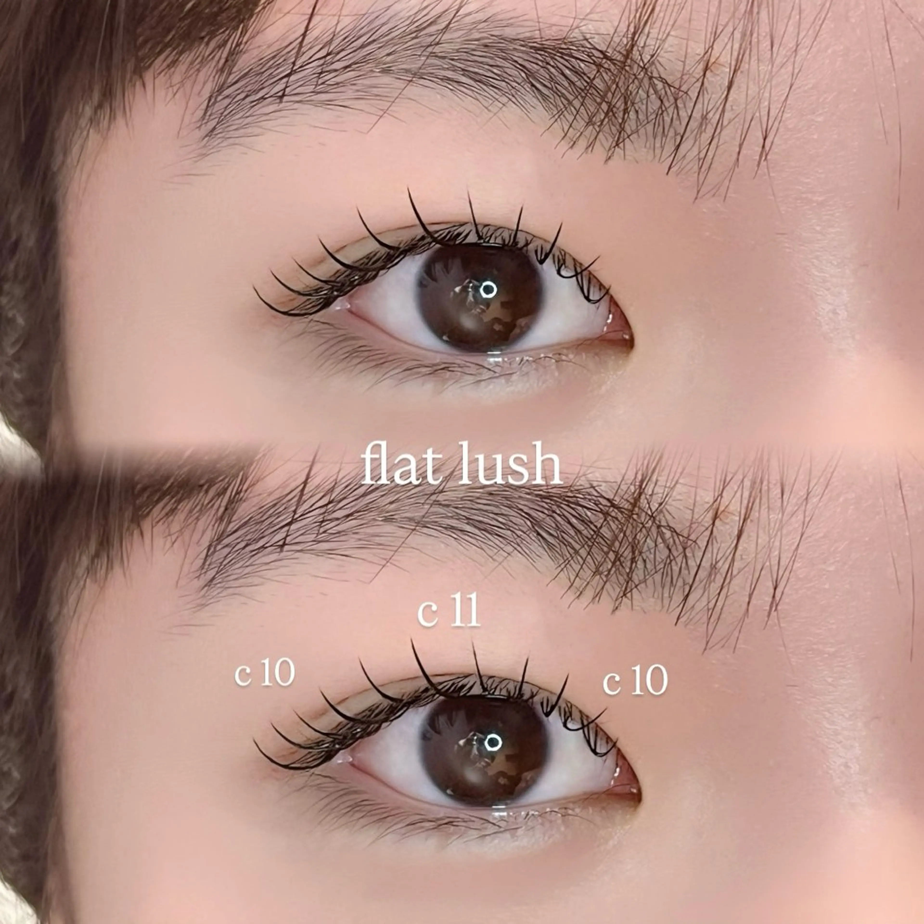 マツエク・マツパ フラットラッシュ ナチュラル マツエク marin ︎_.のマツエク・マツパデザイン