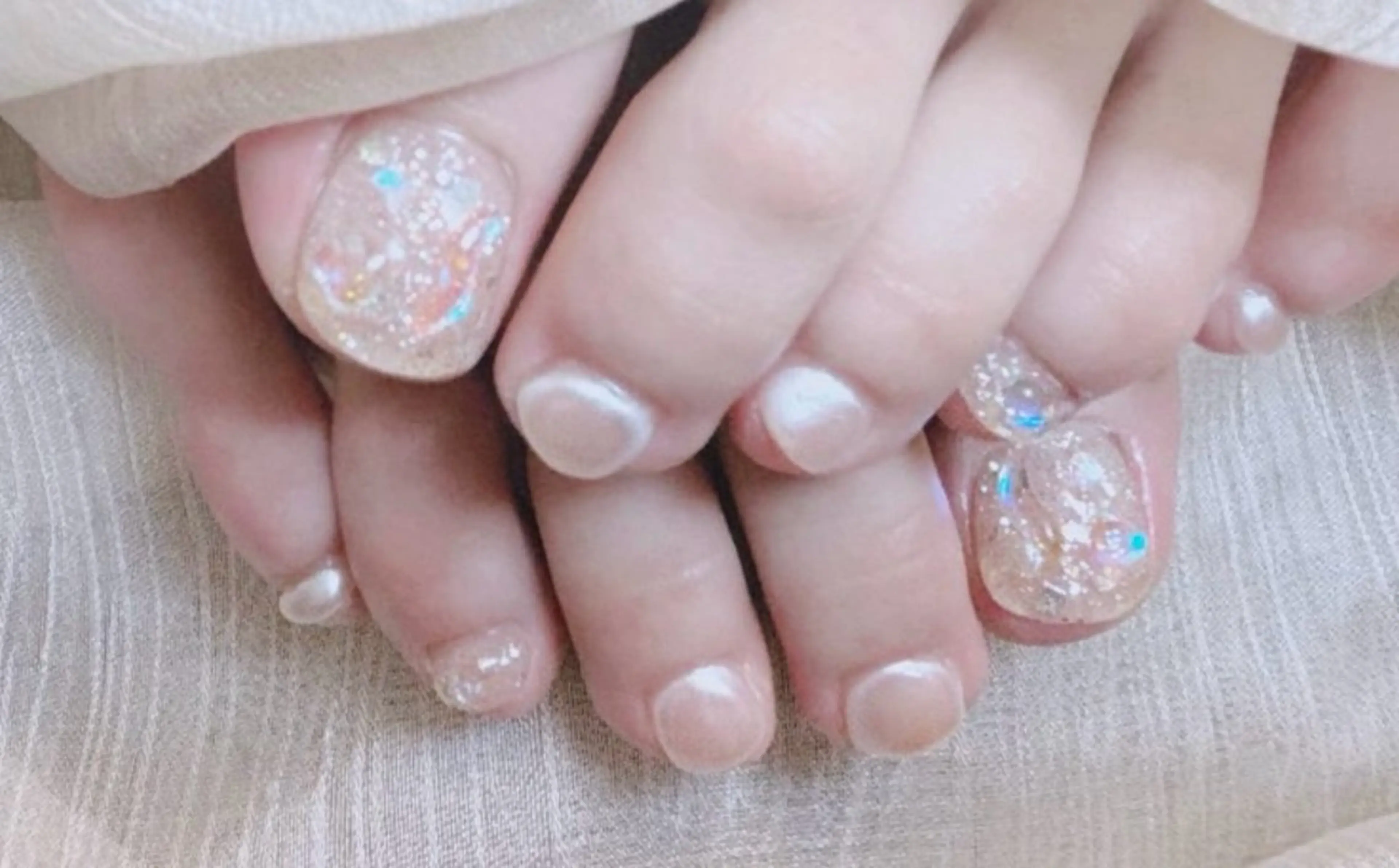 ネイル H3 Nail Tsuki🦋💙のネイルデザイン