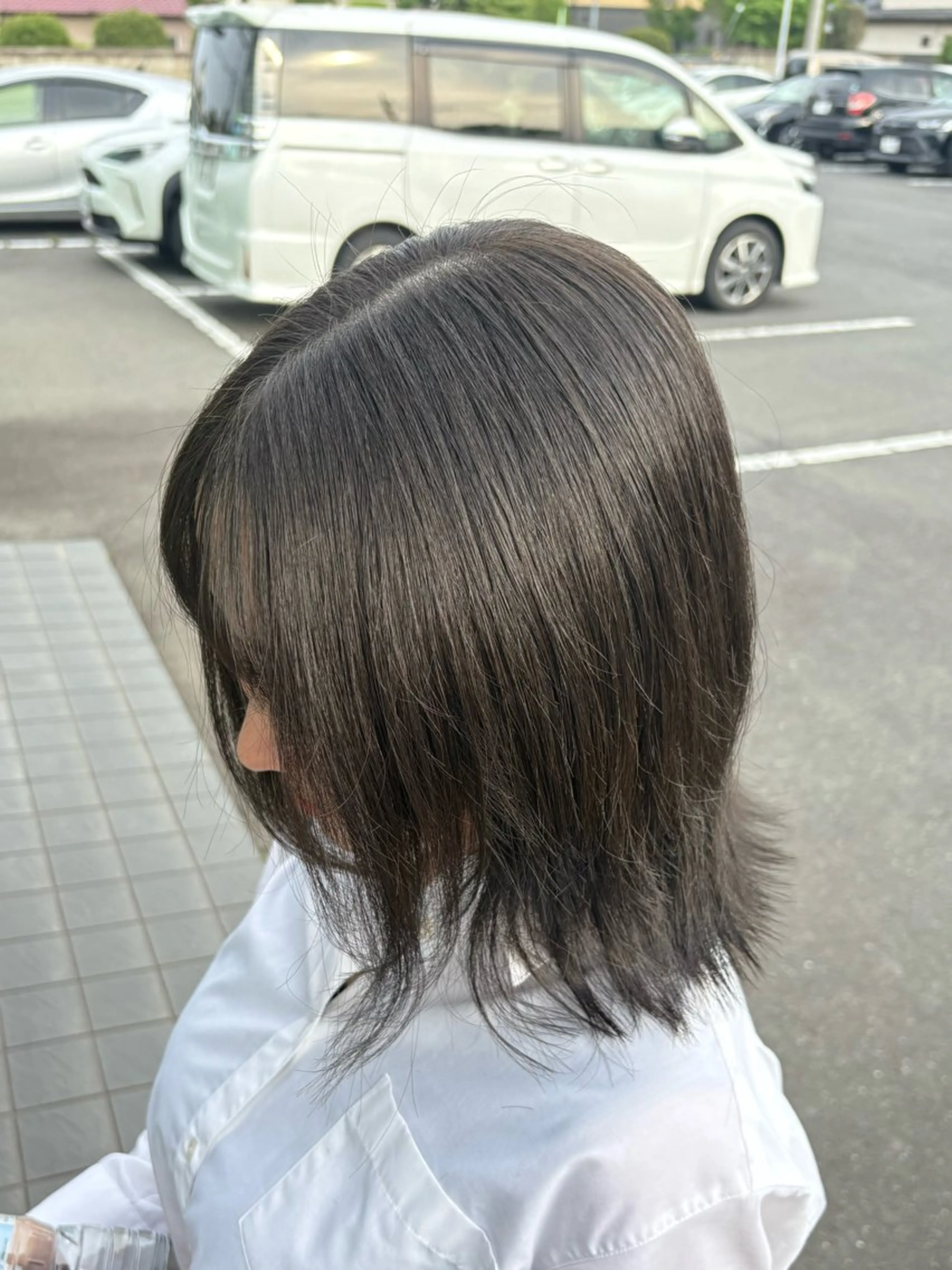 ショート カラー ヘアカラー 🪄くすみカラー❇️ 名塚比奈乃🪄のヘアスタイル