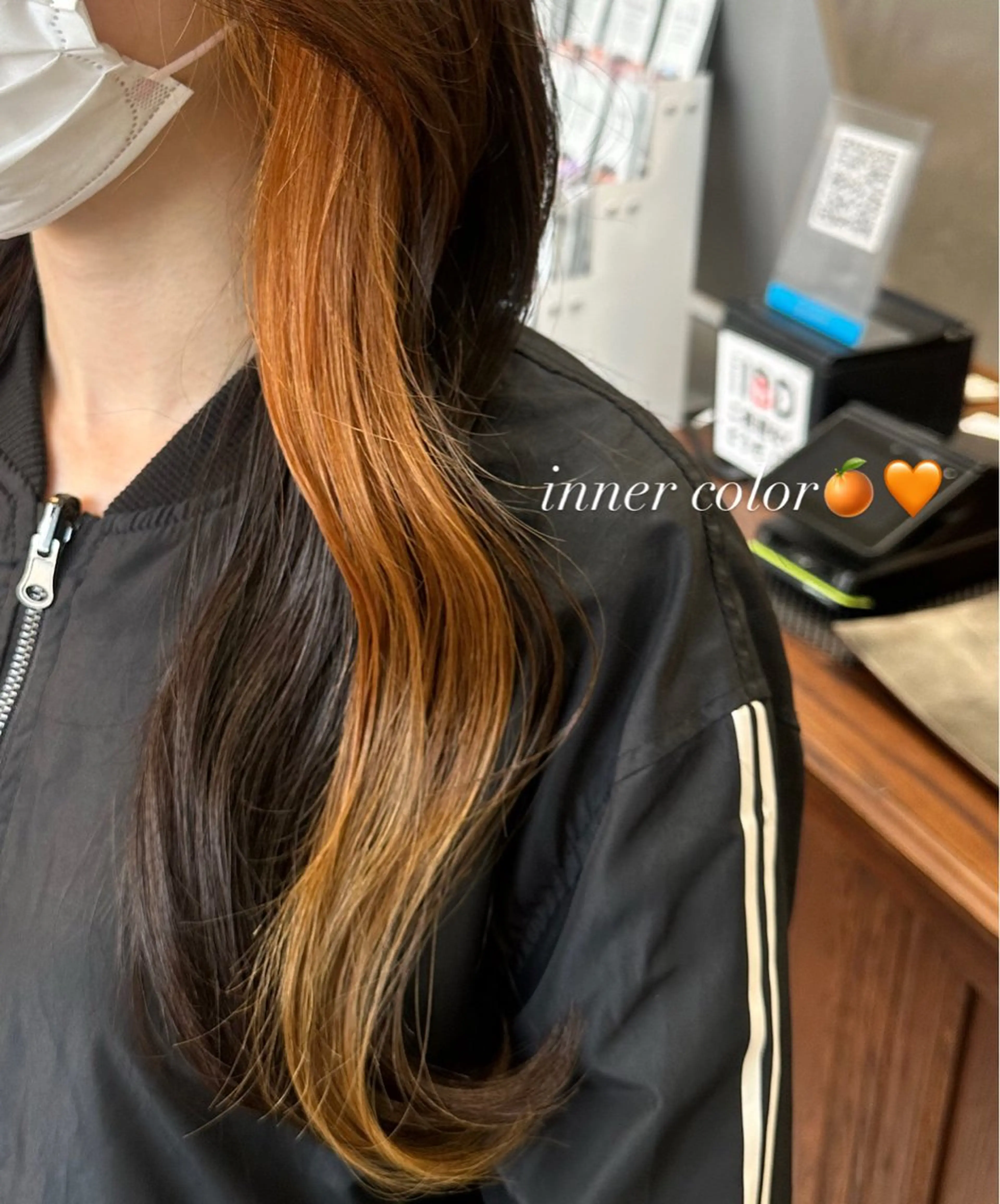 ロング ヘアカラー 韓国ヘア/透明感 カラー/金子 愛優のヘアスタイル