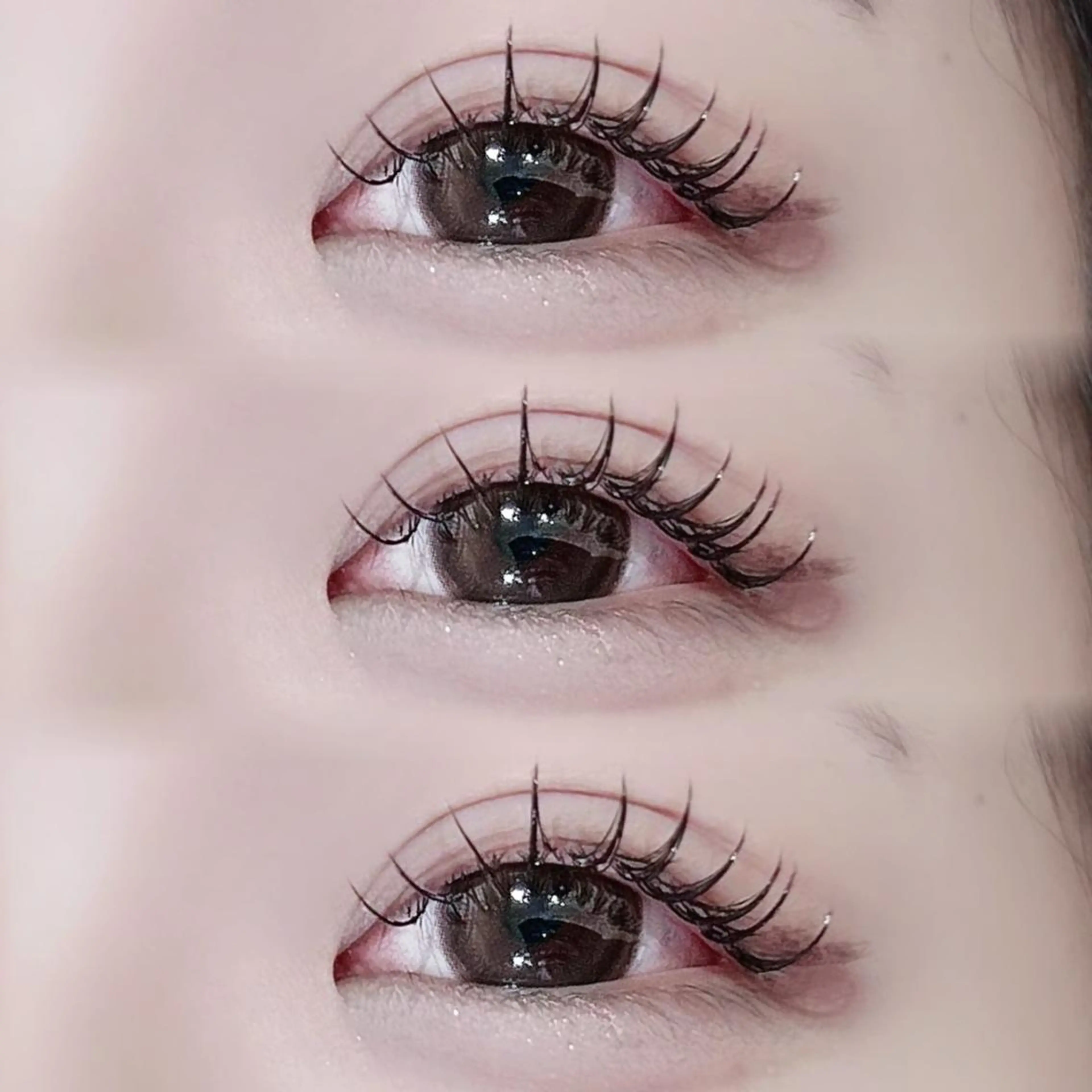 マツエク・マツパ バインドロック 束感まつ毛 フラットラッシュ 韓国風マツエク パリジェンヌラッシュリフト mizuki/束感 まつげ/似合わせ眉のマツエク・マツパデザイン